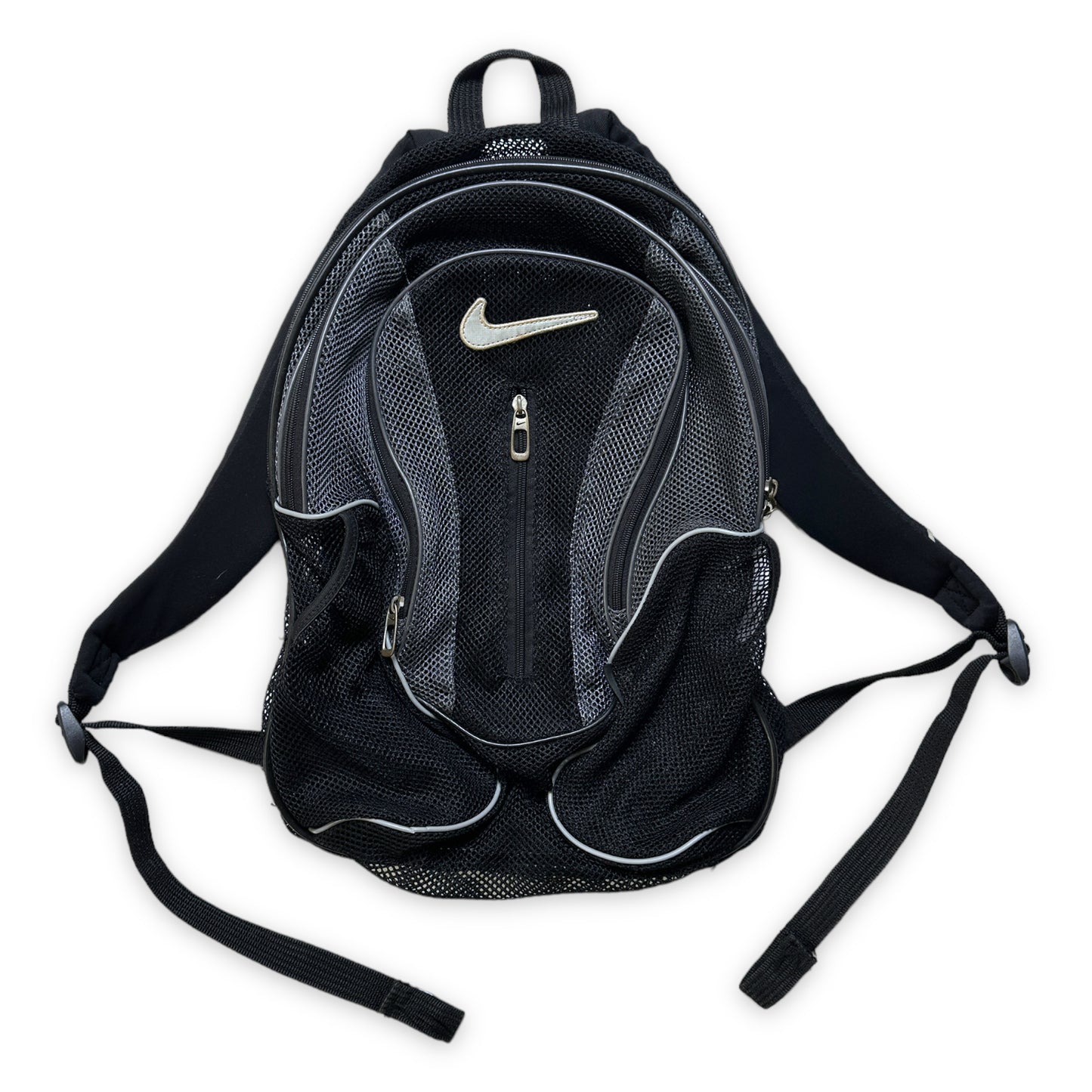 Early 2000's Nike Big Swoosh Full Mesh Backpack