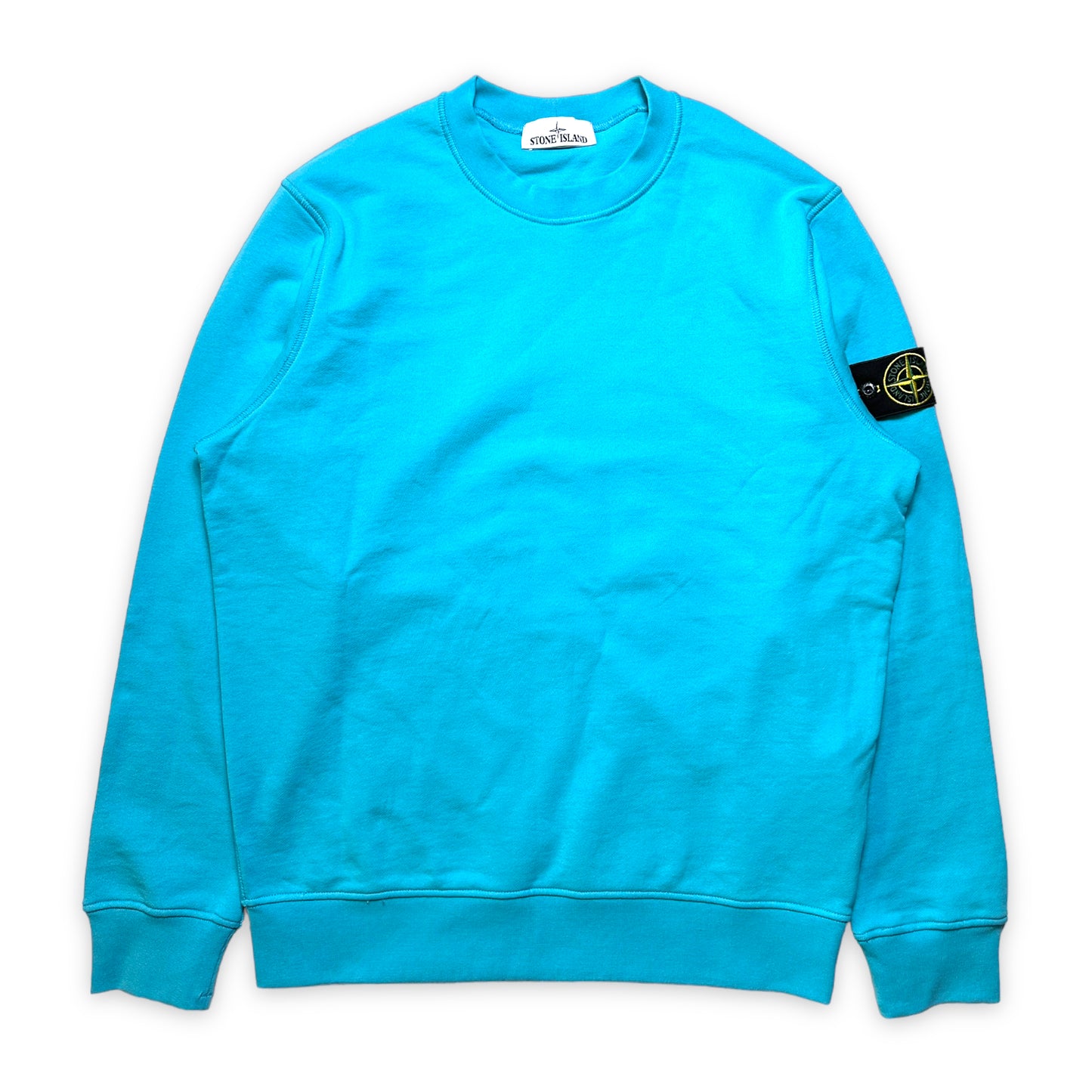 SS22' Stone Island Marina Blue Crewneck - Extra Large