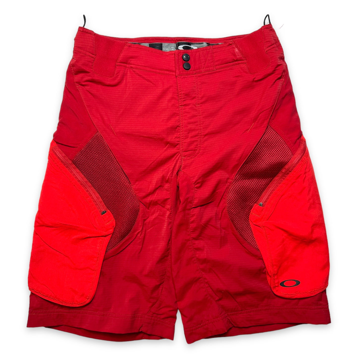 Oakley Bright Red Ventilated Shorts - Medium