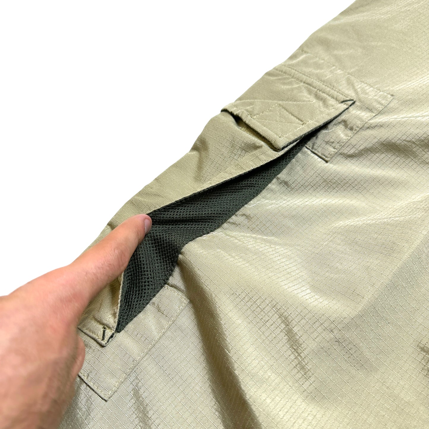 Nesi AG Pantalon cargo beige baggy - Taille 34"