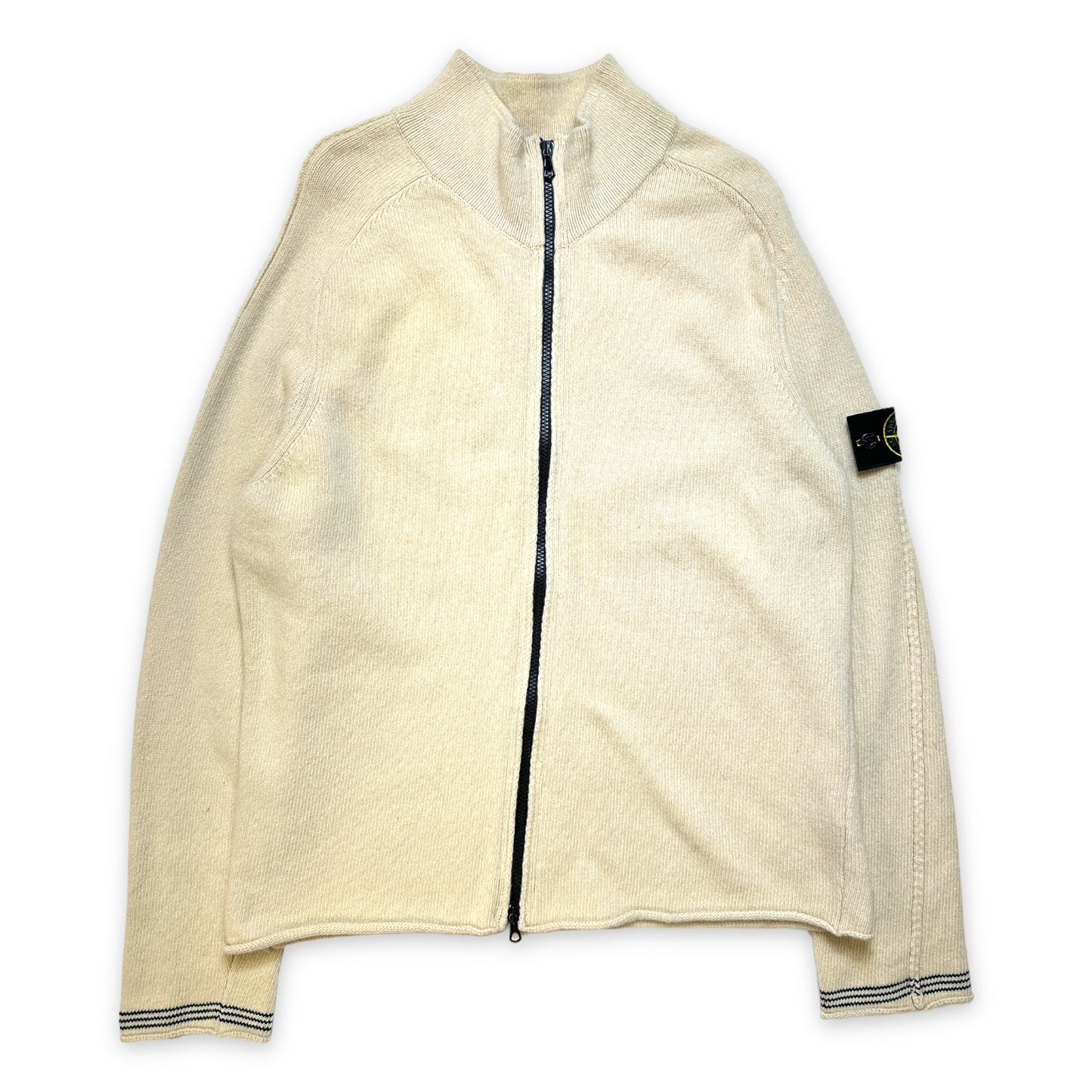 Early 2000's Stone Island Knitted Full Zip - Medium