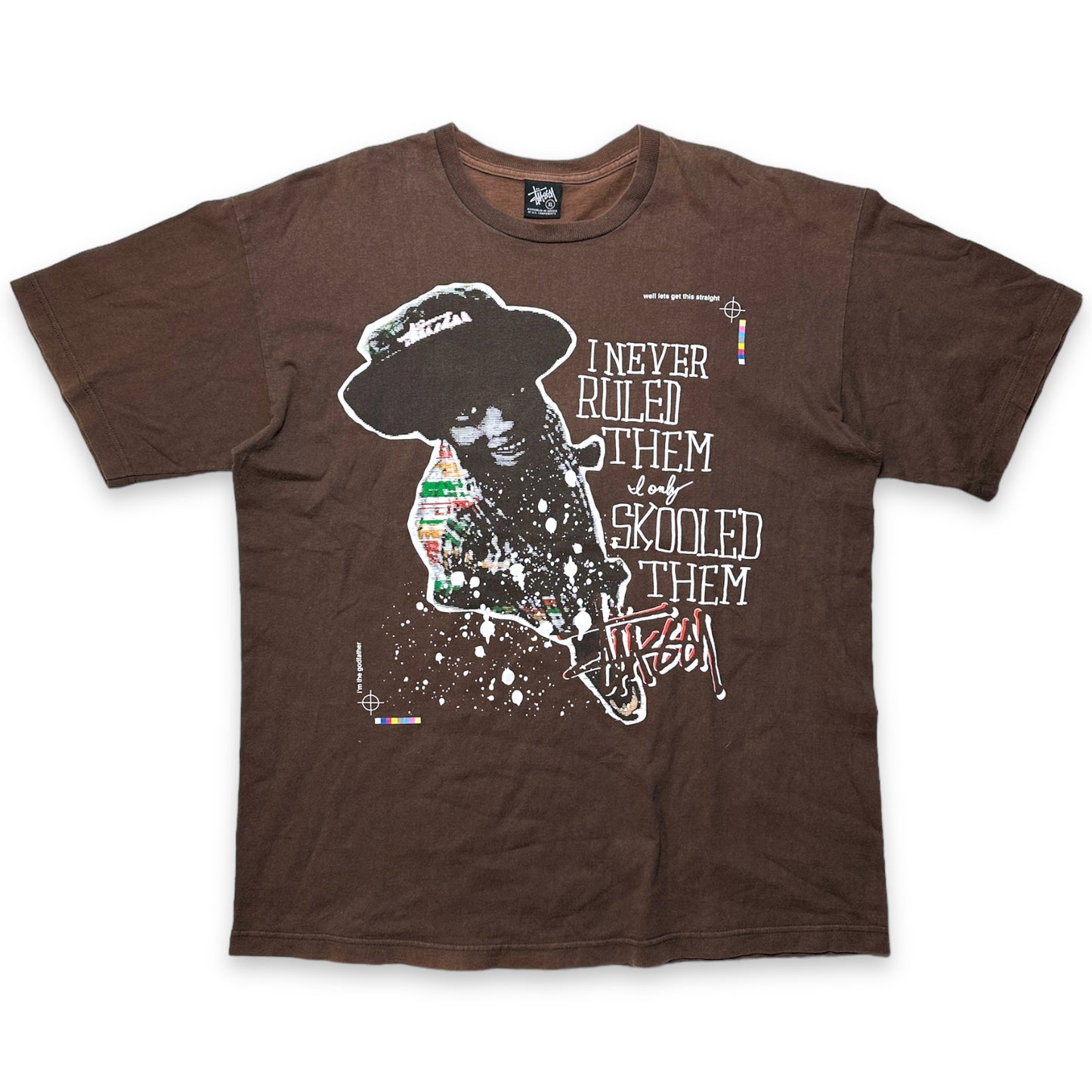 2000 年代初頭 Stüssy Skooled Them T シャツ - 特大