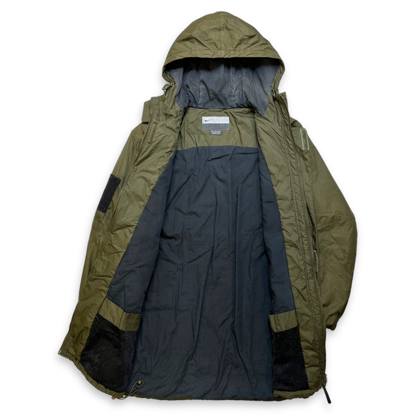 Veste à poche dissimulée rembourrée technique Nike du début des années 2000 - Extra Large