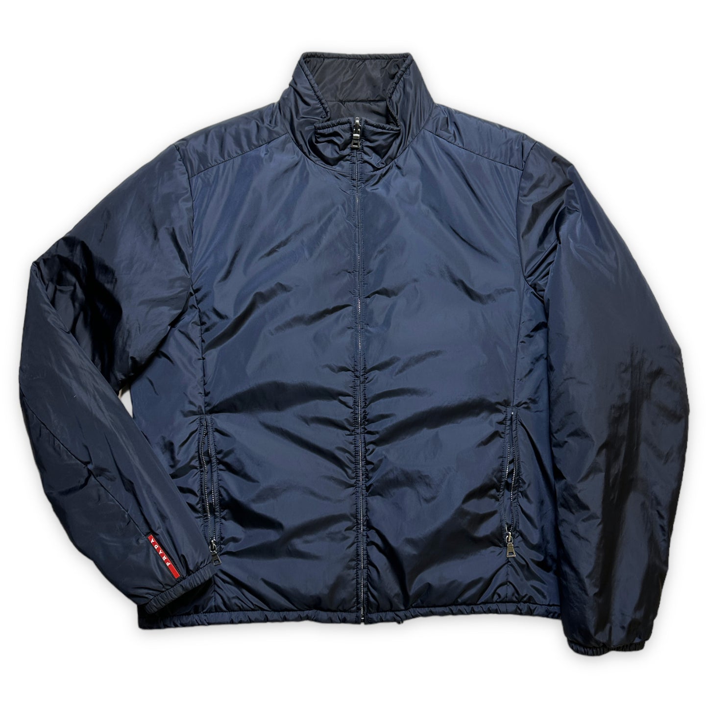 Prada Linea Rossa Veste matelassée réversible minuit marine/noir - Grand / Extra Large