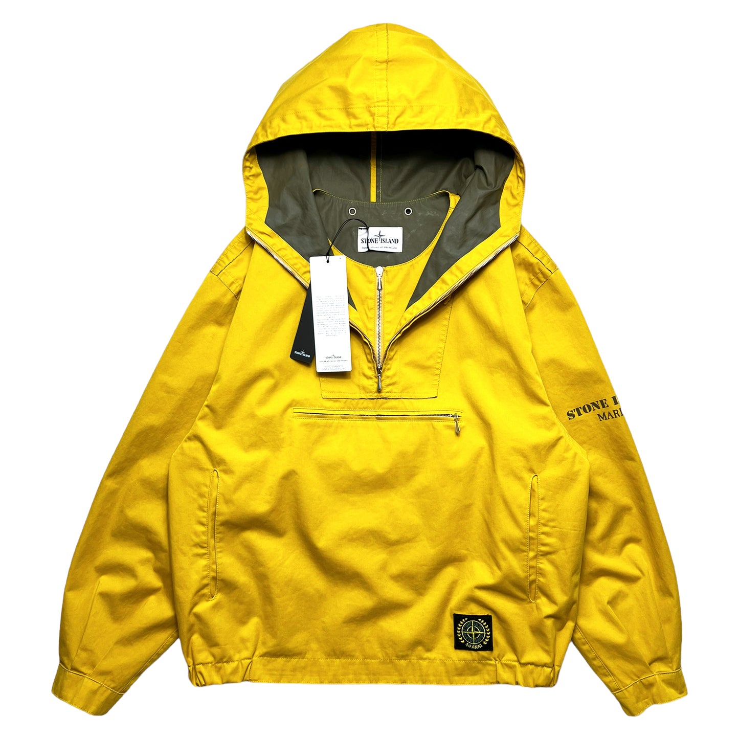 Stone Island Marina 40th Anniversary Sunflower Yellow Smock - Medium