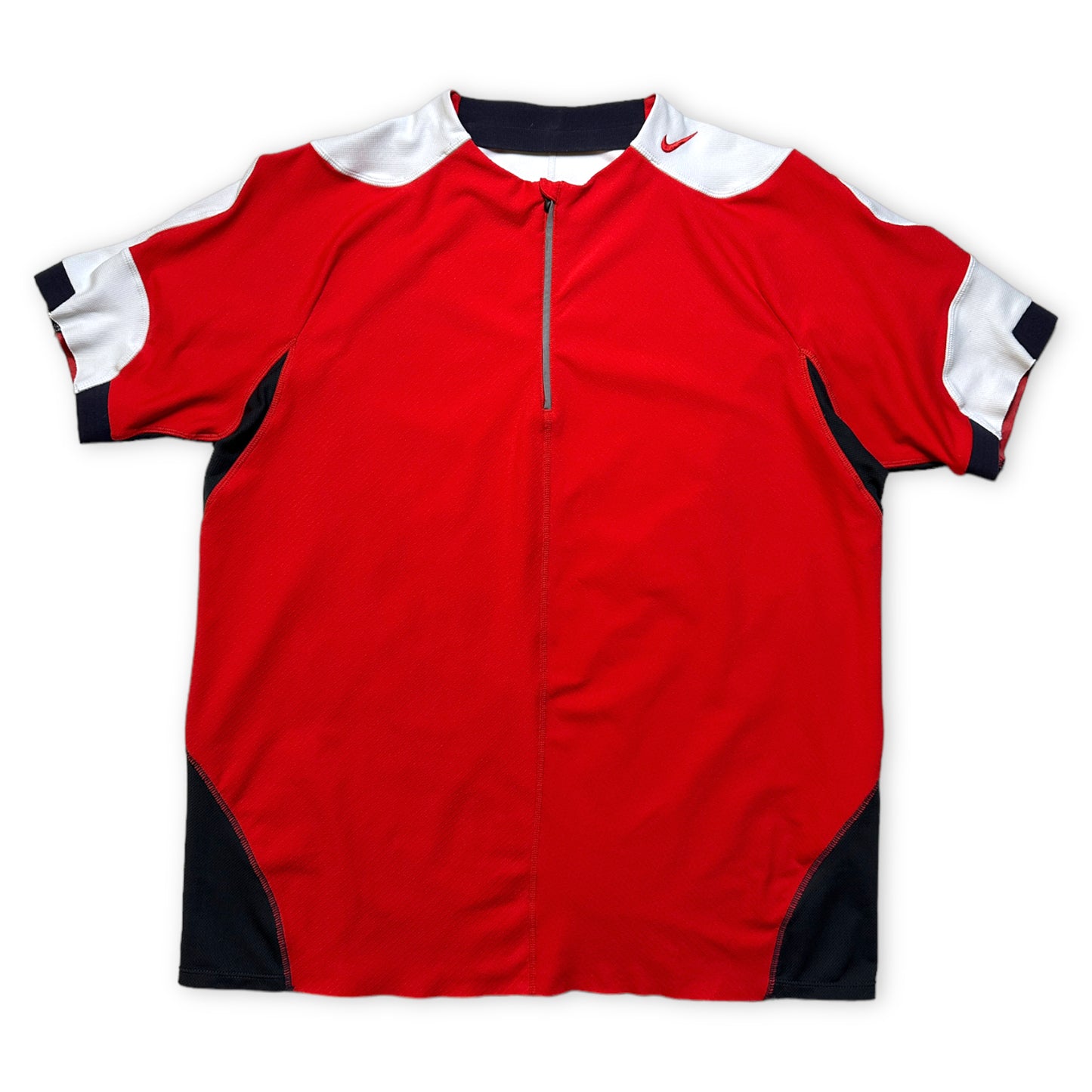 Early 2000's Nike Panelled Active Wear Tee - Large / Extra Large