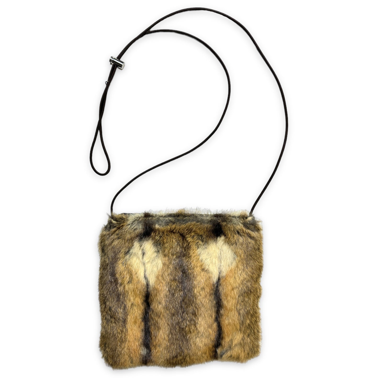 Sac latéral en fourrure de hamster Prada Sport du début des années 2000