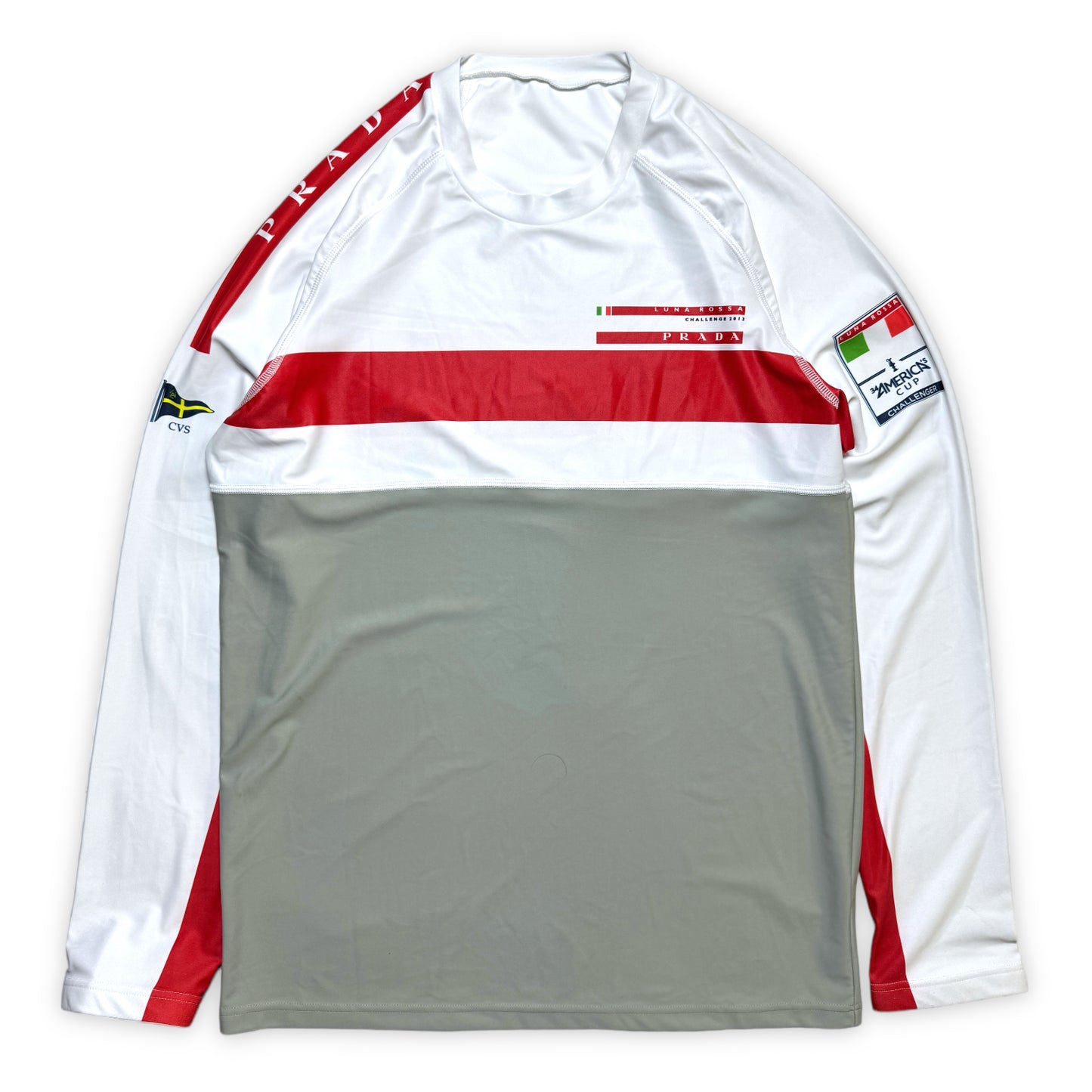 2013 Prada Luna Rossa Longsleeve Scuba Crew - Medium / Large