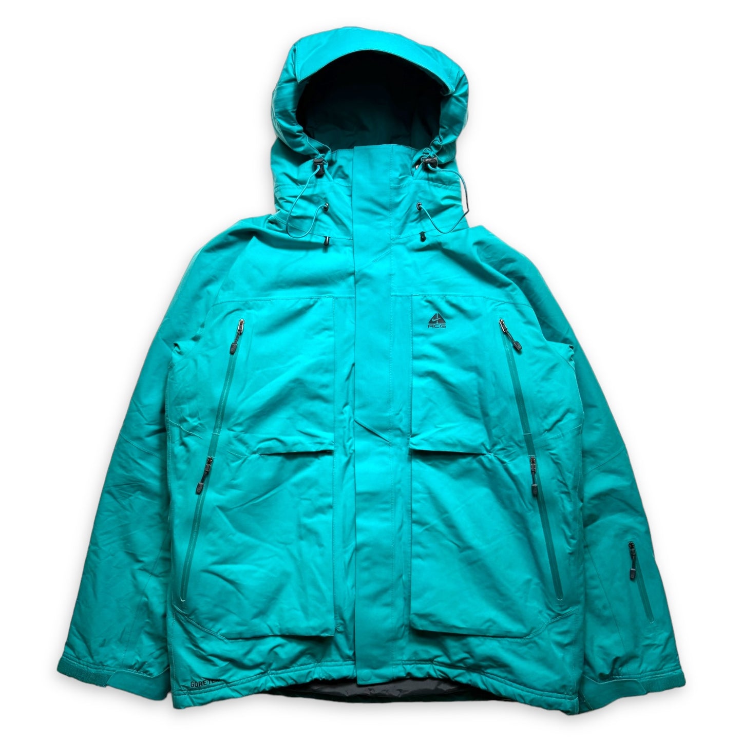 Early 2000's Nike ACG Gore-Tex Bright Blue Multi Pocket Jacket - Extra Large