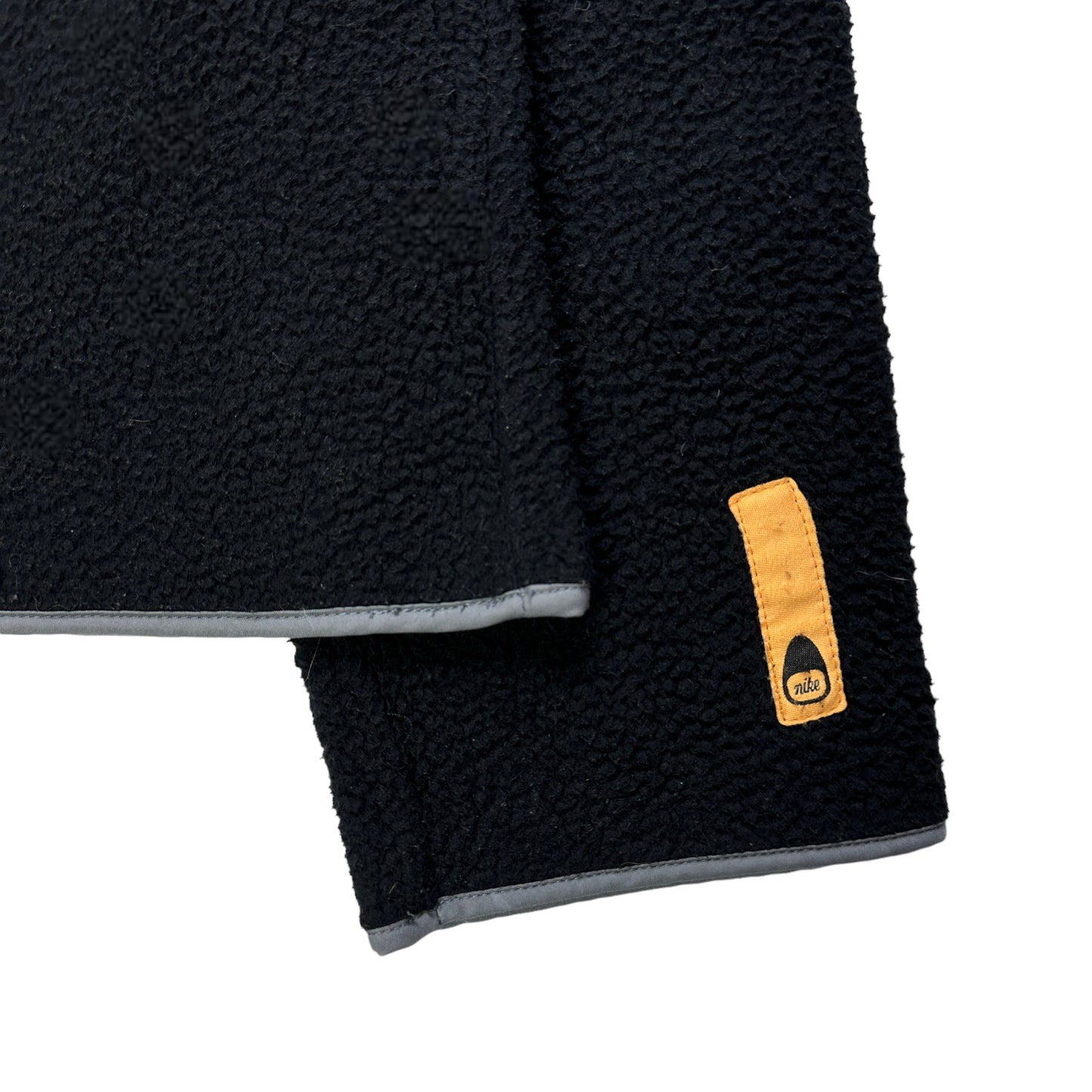 Pull en polaire zippé asymétrique Nike noir - Petit