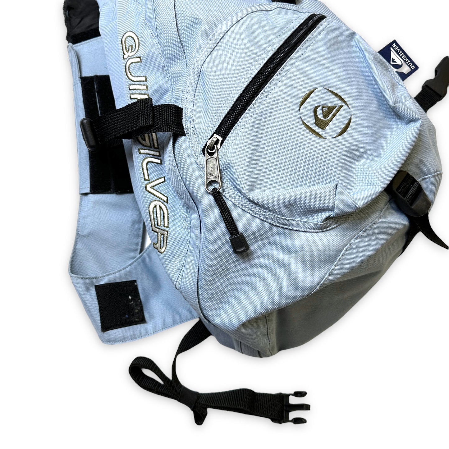 Quiksilver Baby Blue Tri-Harness Cross Body Bag