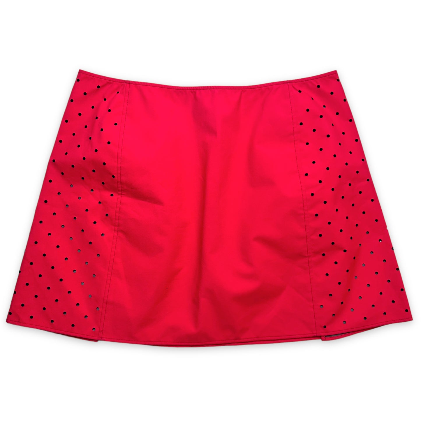 SS00' Prada Ensemble gilet et jupe à capuche rose fluo vif - Femmes 6-8