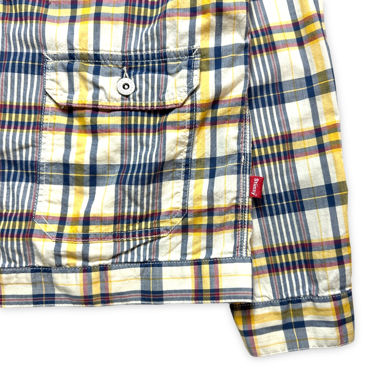 Early 2000's Stüssy Plaid Jacket - Medium