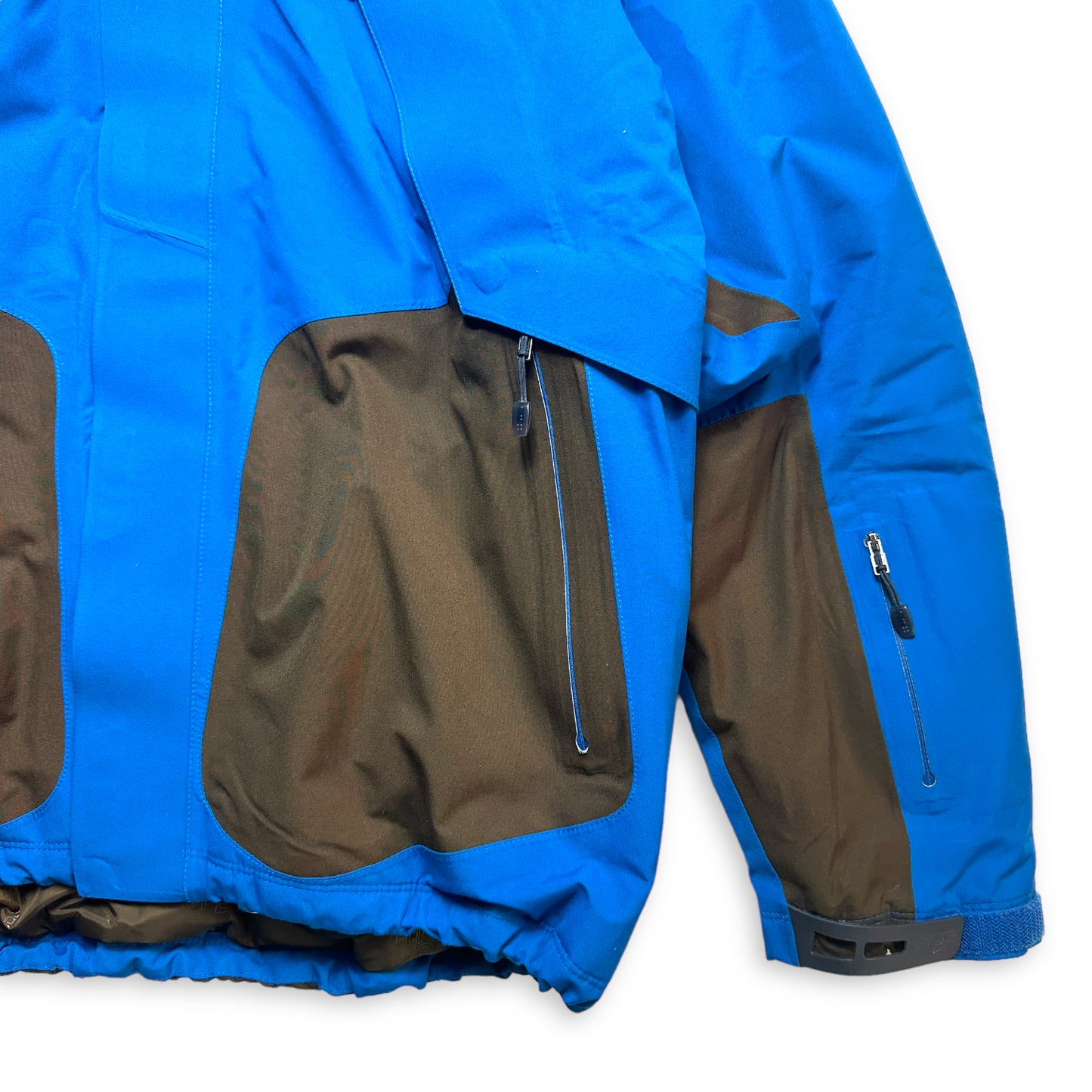 2006 Nike ACG Royal Blue/Brown Gore-Tex Padded Jacket - Medium
