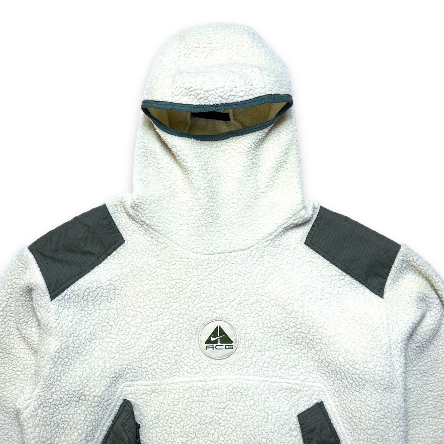 Late 90's Nike ACG Cream Sherpa Fleece - Large / Extra Large