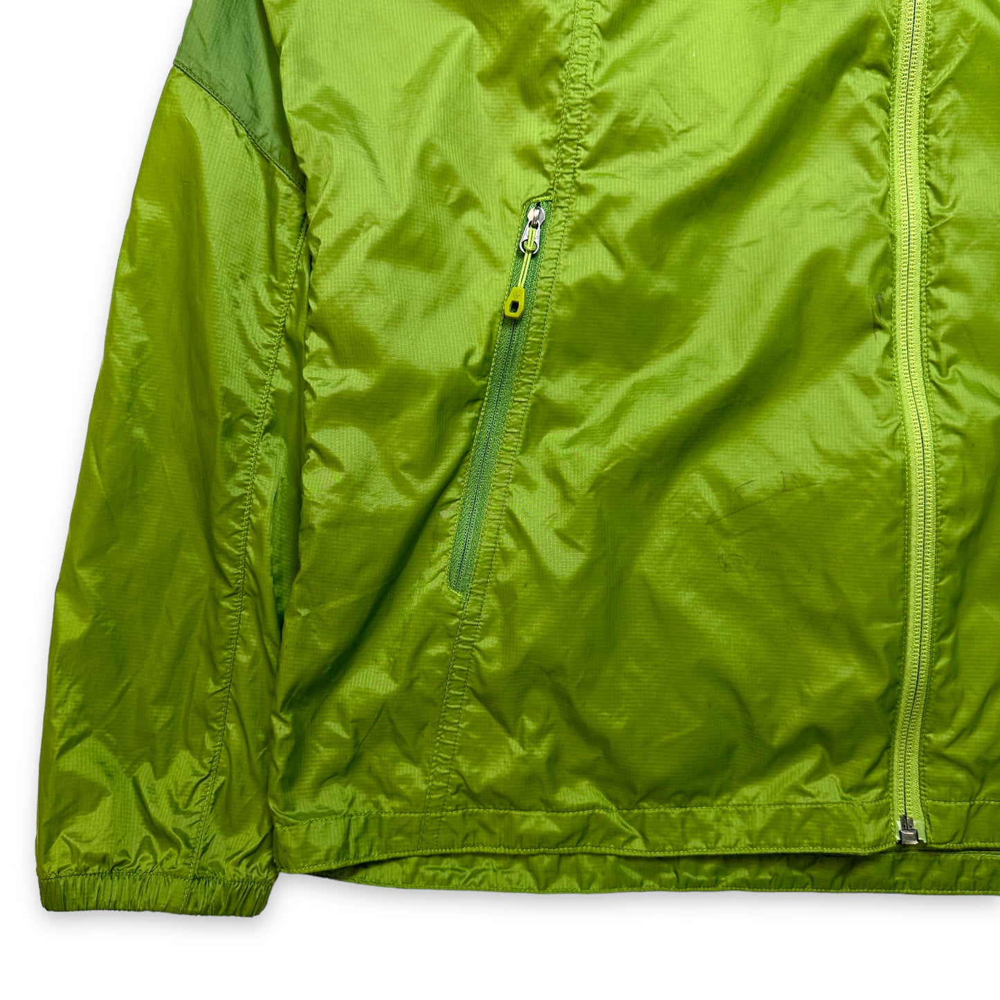 Montbell Lime Green Shell Jacket - Medium / Large