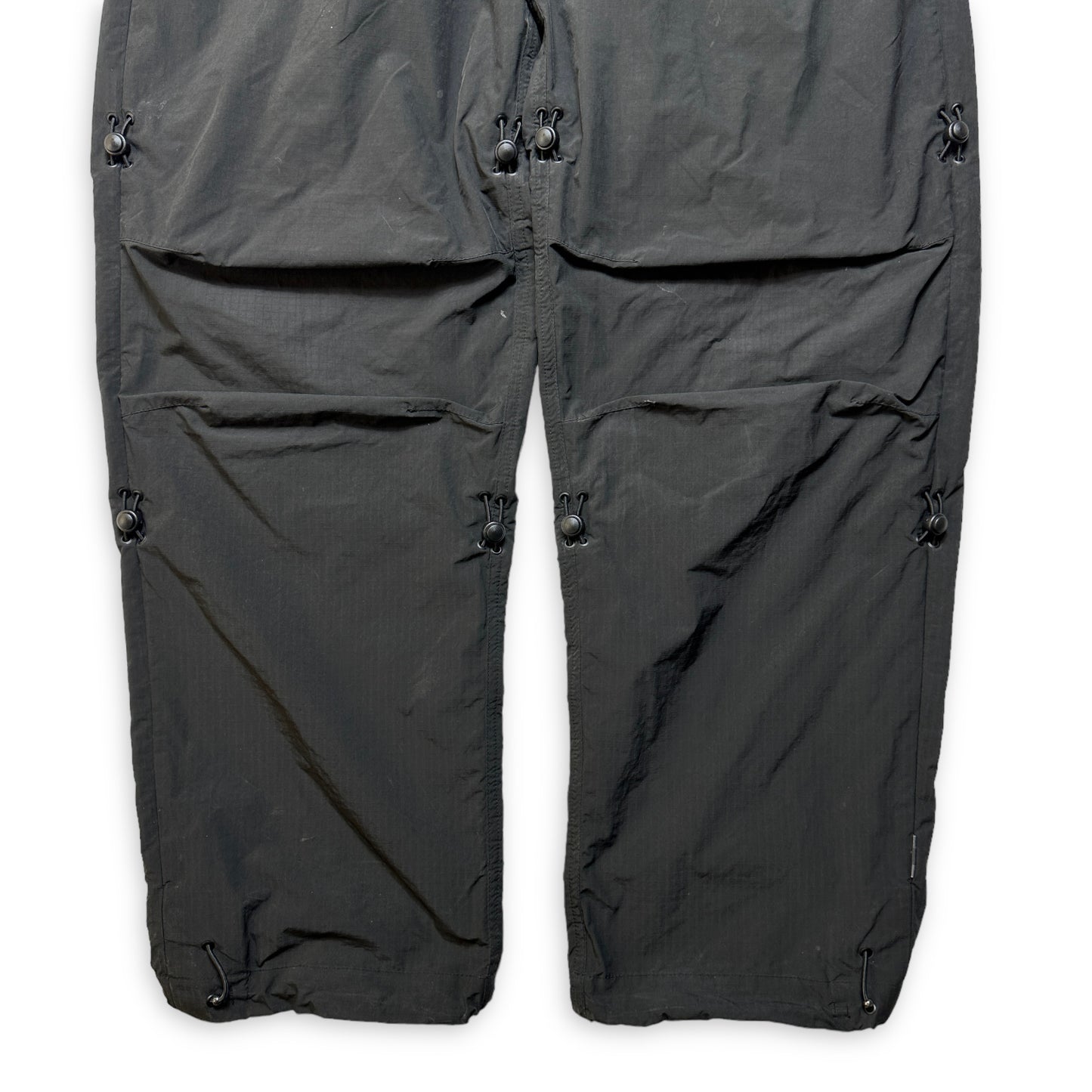 SS21' Maharishi Jet Black Ripstop Nylon Snopants - Small