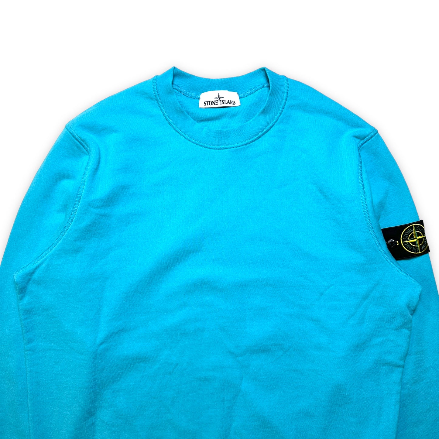 SS22' Stone Island Marina Blue Crewneck - Extra Large