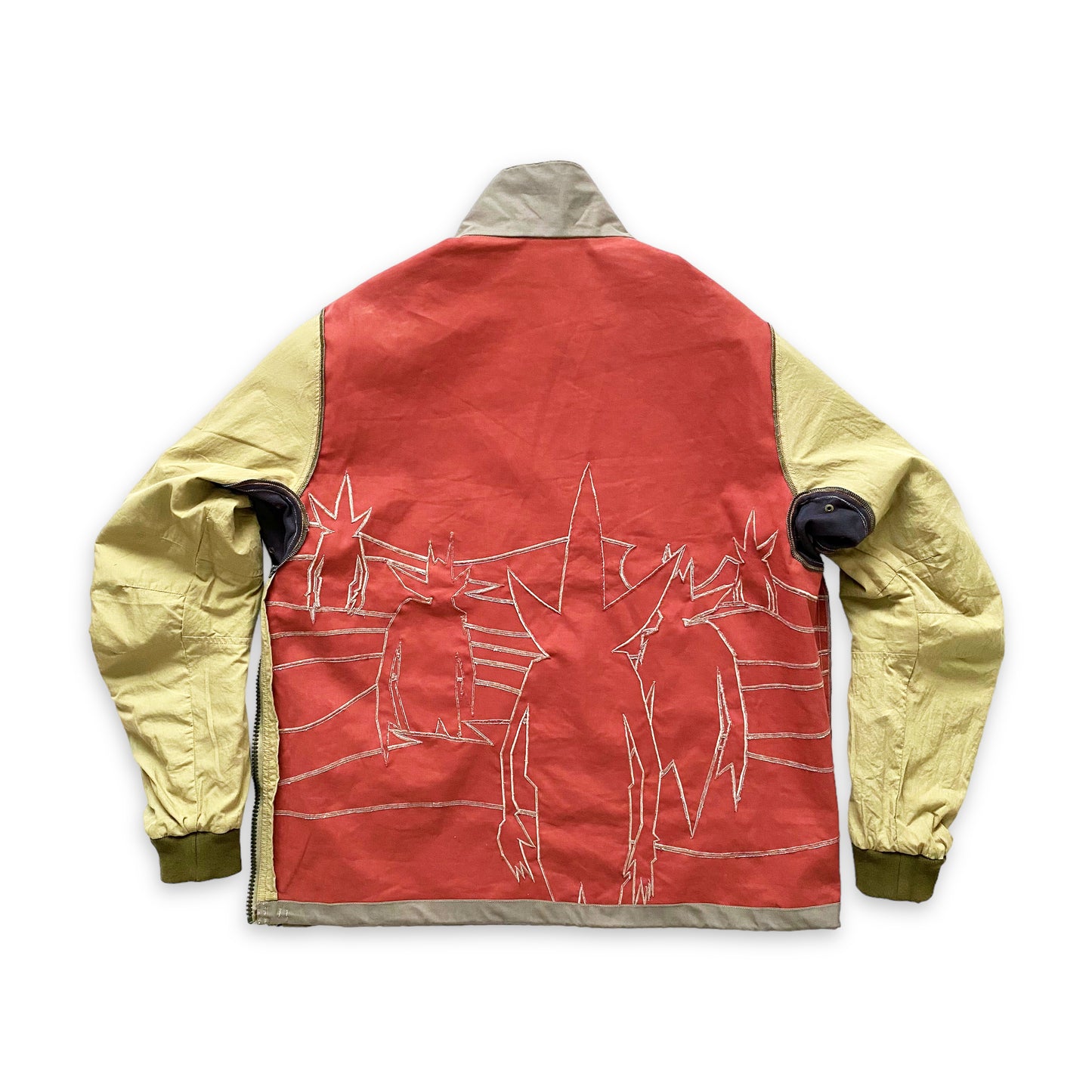 AW00 ' Maharishi x Futura 3M 反射 'Pointman' クォーター ジップ スモック - L