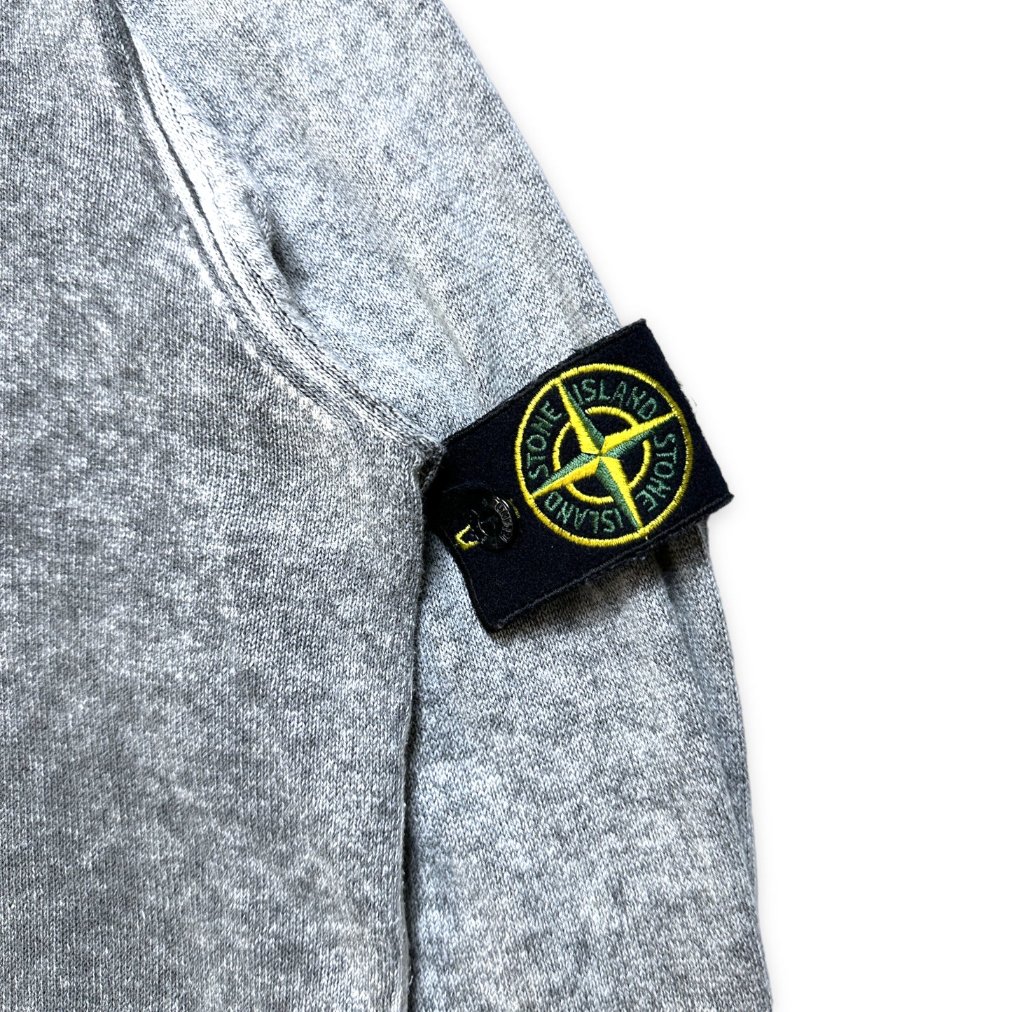 Stone Island Washed Grey Quarter Zip - Medium / Large