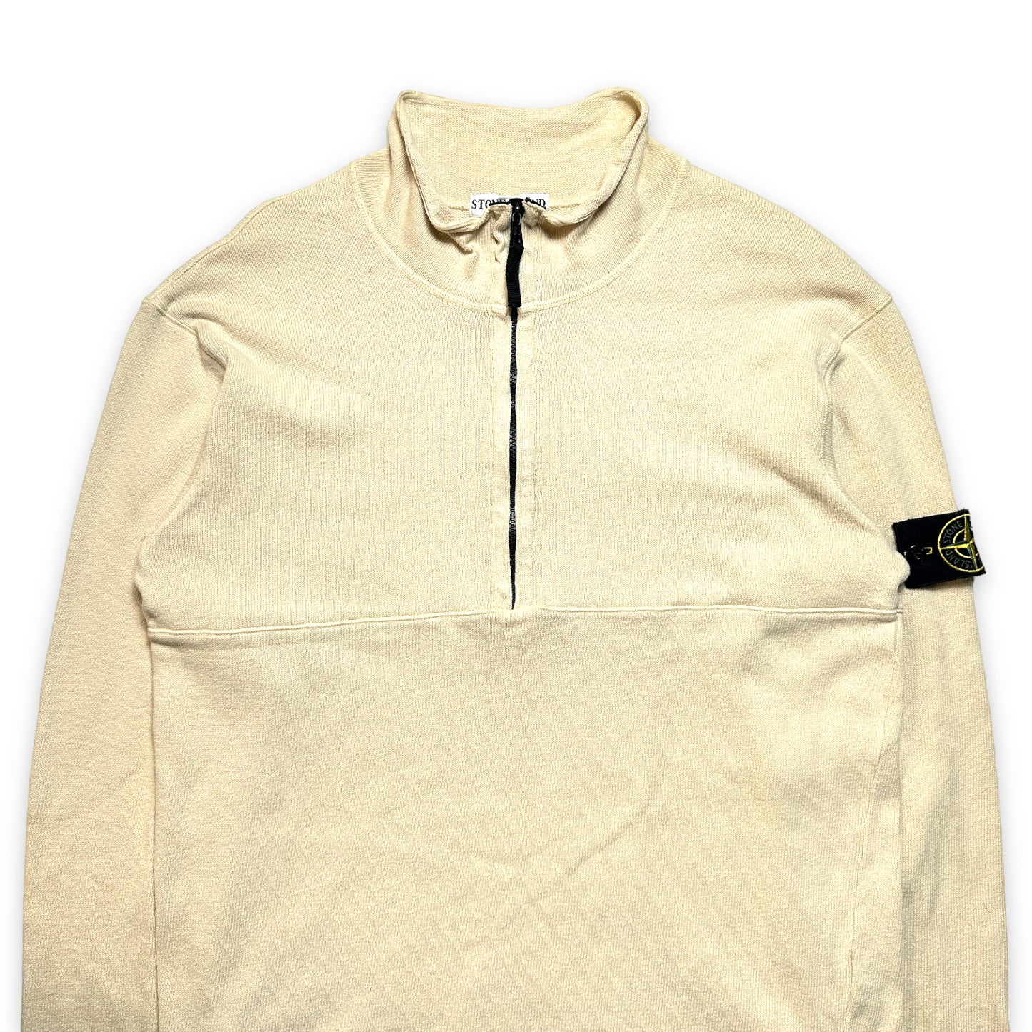 2000 年代初頭 Stone Island ニット クォーター ジップ プルオーバー - M / L