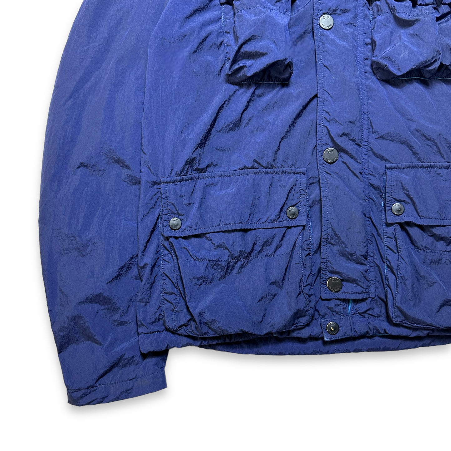 Veste de lunettes CP Company Multi Pocket Deep Royal Blue/Navy du début des années 2000 - Extra Small / Small