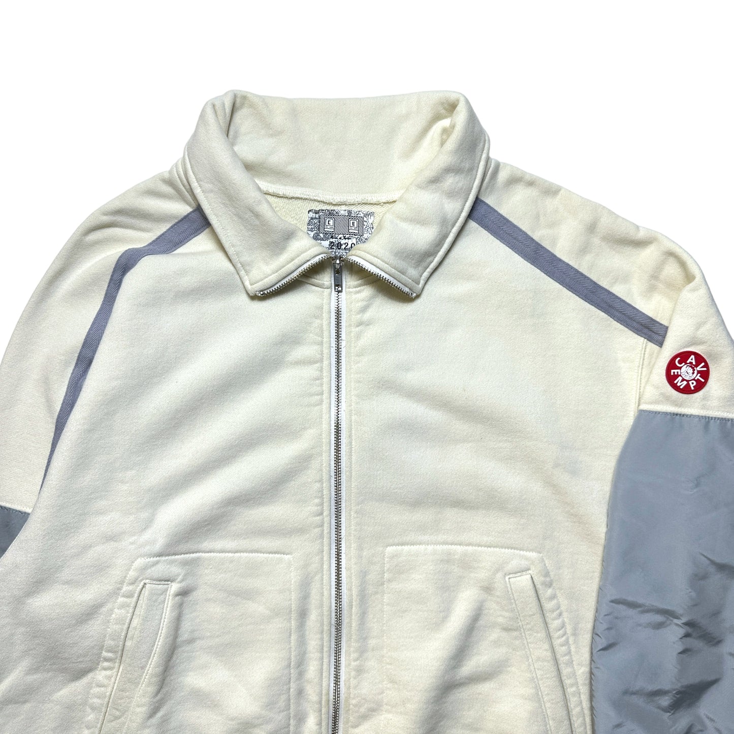 Cav Empt オーバーサイズ オフホワイト ジップ ジャケット - L / Extra L