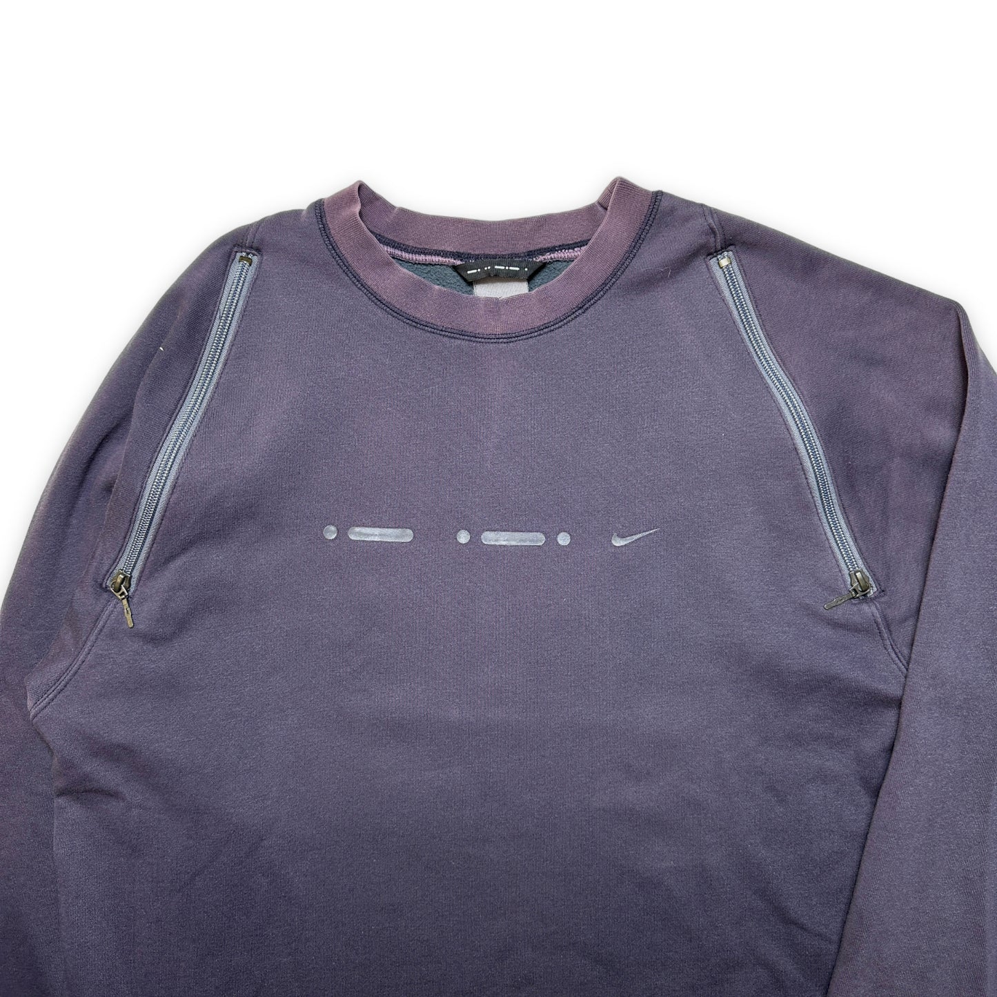 Nike Morse Code Crewneck du début des années 2000 - Grand