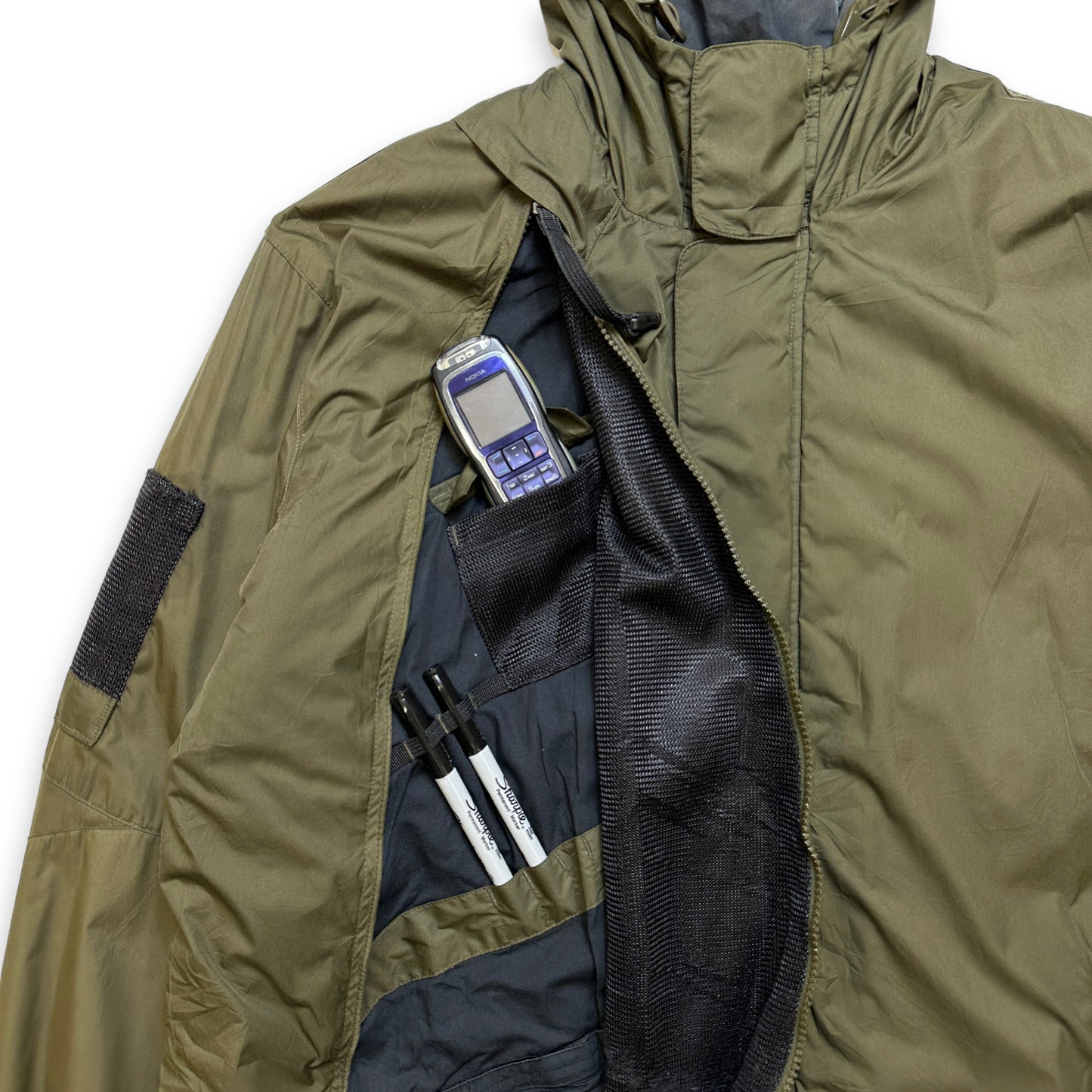Veste à poche dissimulée rembourrée technique Nike du début des années 2000 - Extra Large
