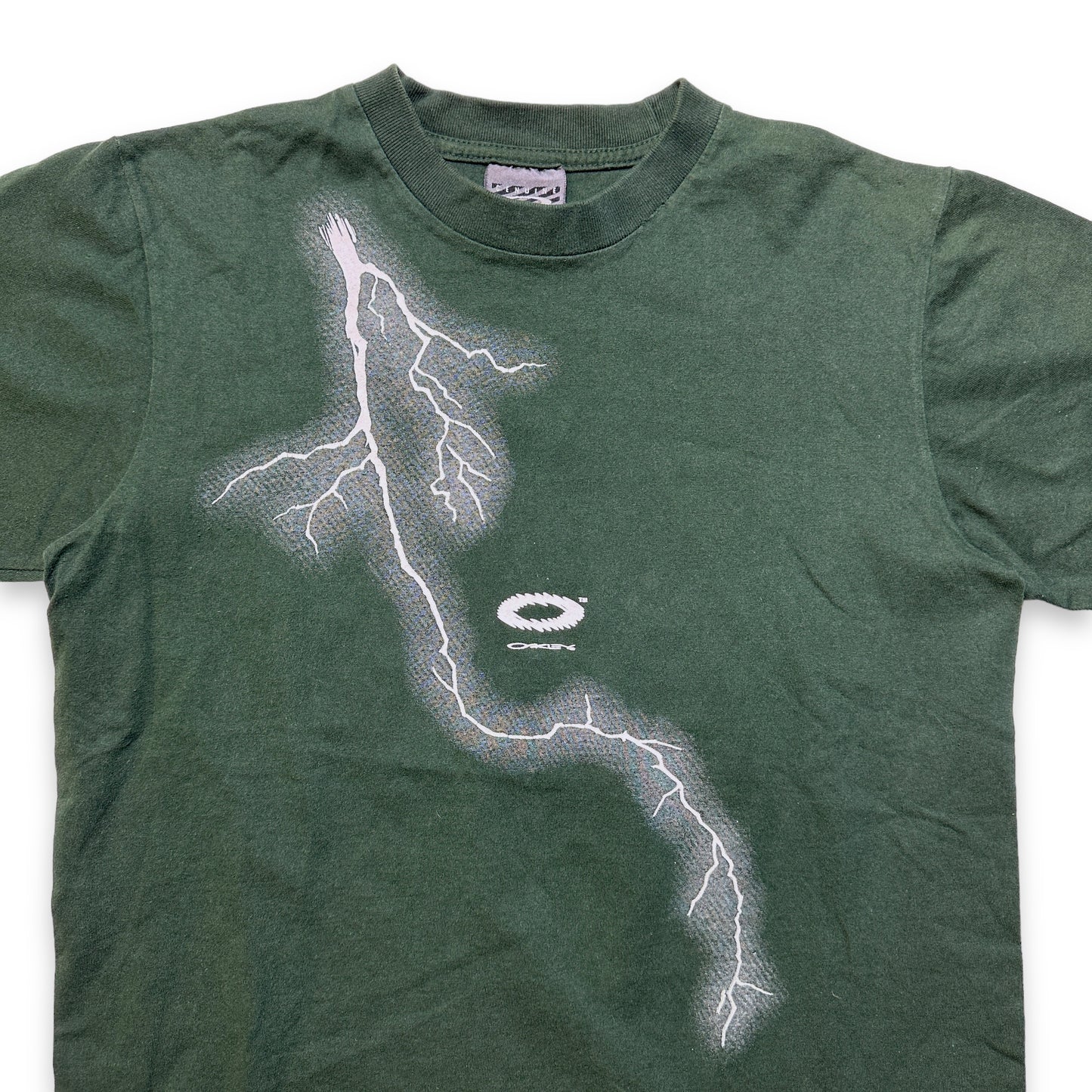 T-shirt Oakley Lightning Bolt du début des années 2000 - Petit