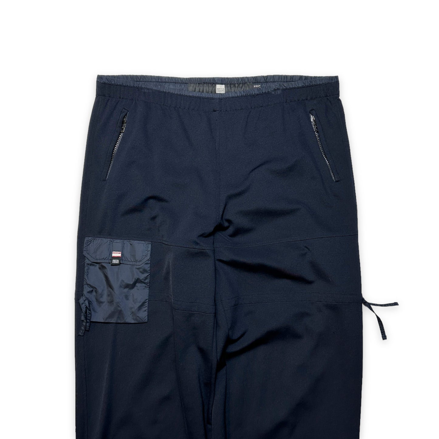 Marithé + François Girbaud Pantalon bleu marine à mini-poches - Taille 34"