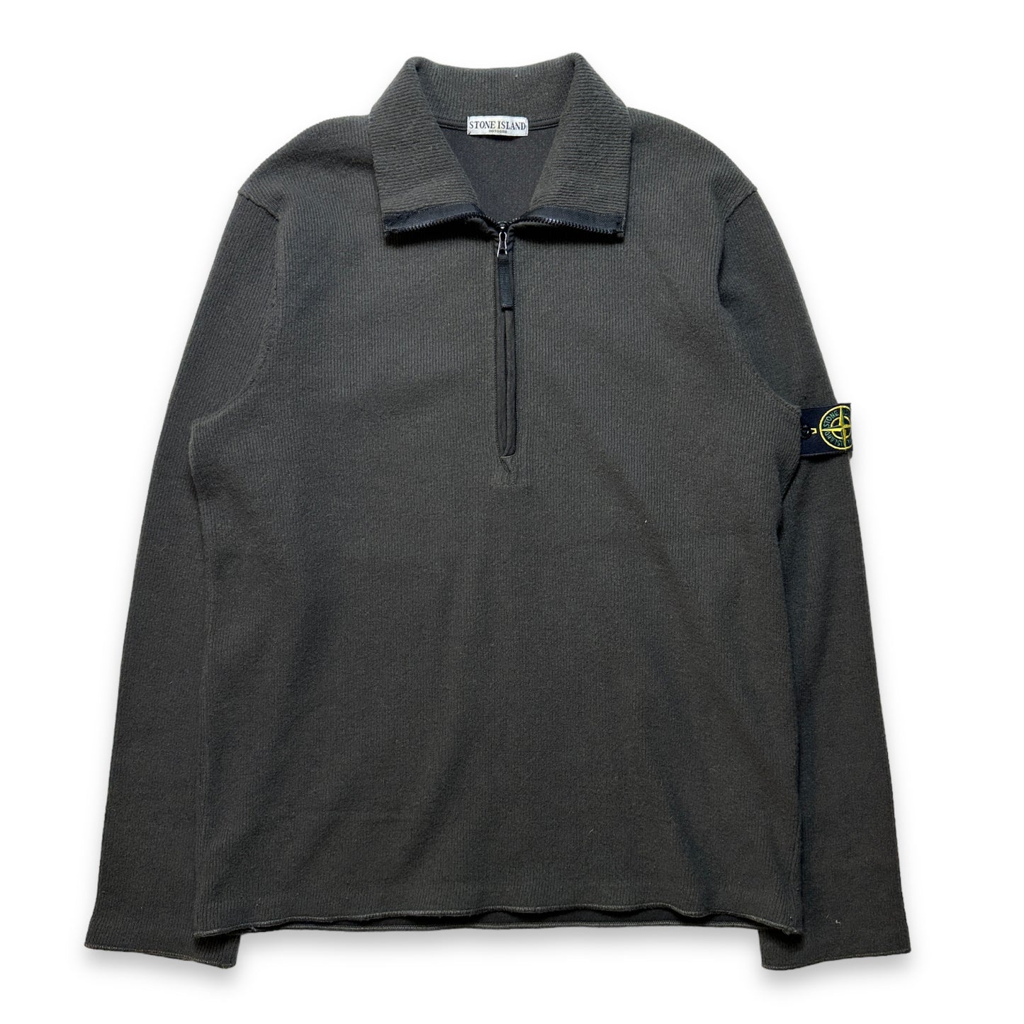 AW01' Stone Island クォーター ジップ プルオーバー - L/特大