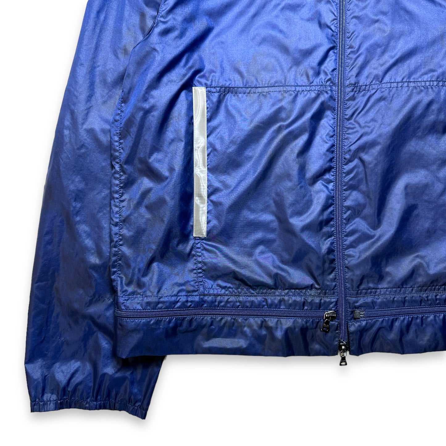 SS99' Prada Royal Blue Hooded Jacket - Medium / Large