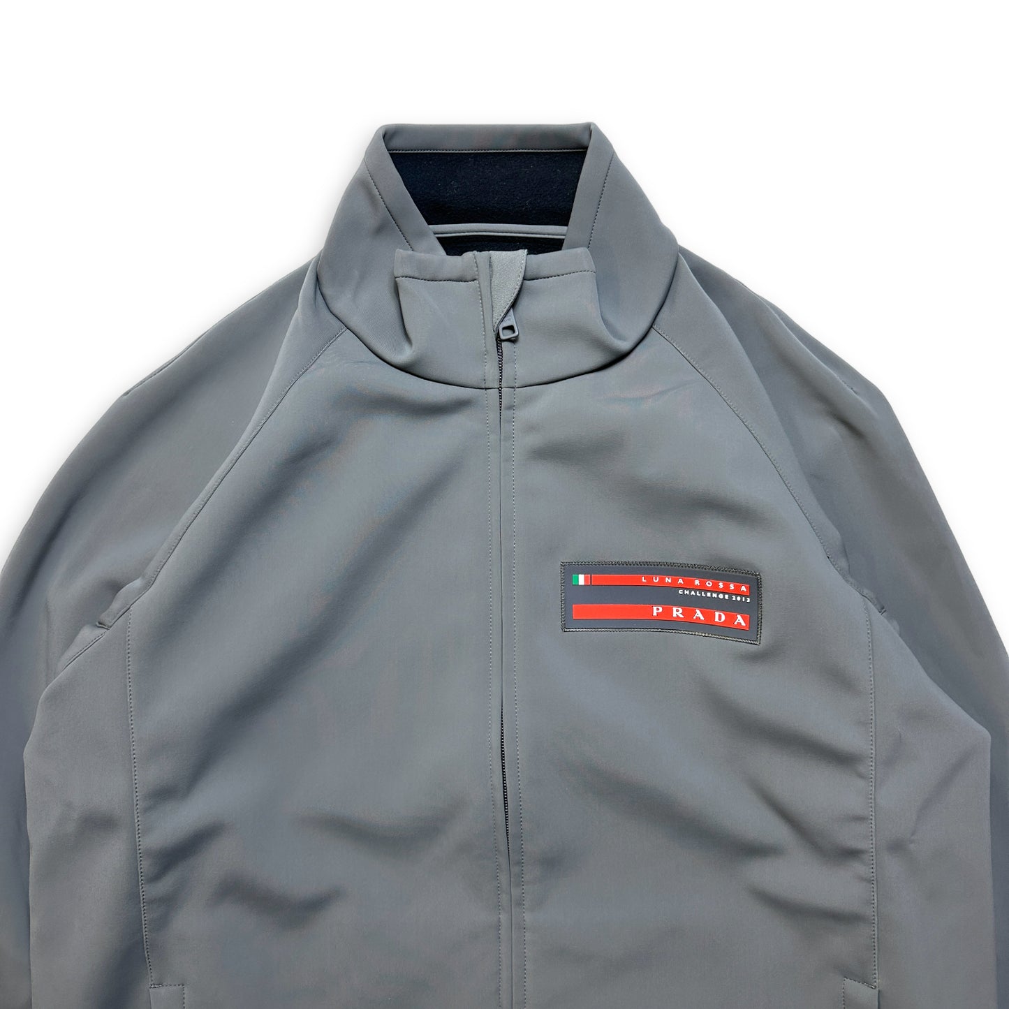 Prada Luna Rossa 2013 Padded Slate Grey Jacket - Extra Large