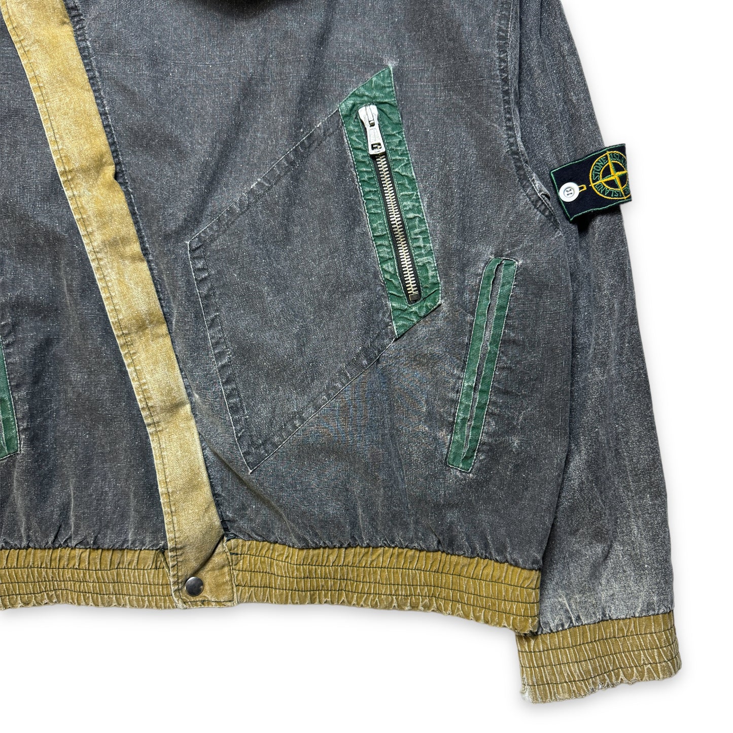 1983 Stone Island Tela Stella Veste courte asymétrique zippée - Moyen