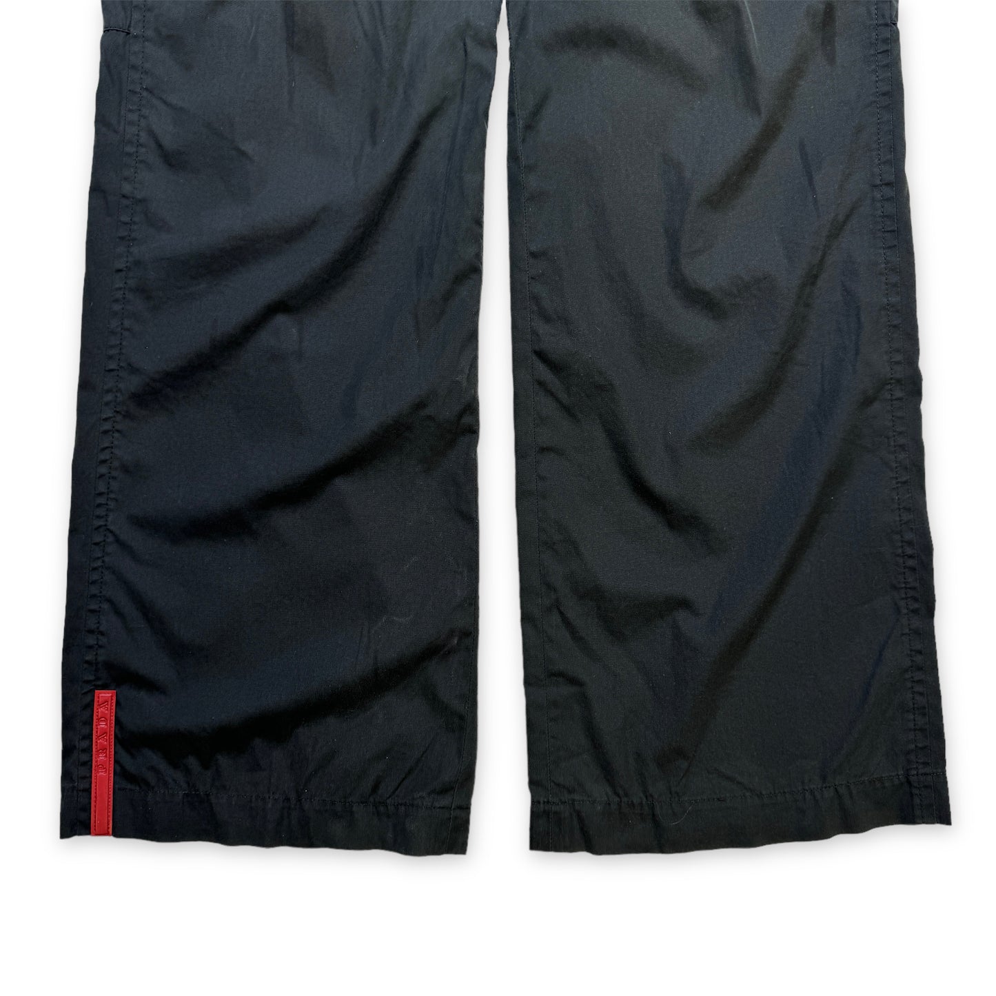Prada Sport Black Cotton Straight Leg Pant - 30" Waist