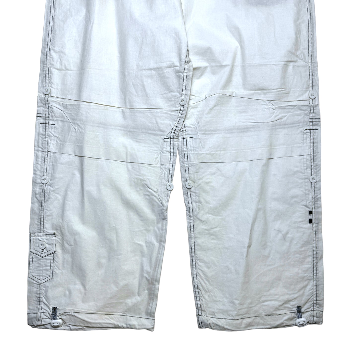 Surpantalon Maharishi en coton ciré à coutures contrastées - Taille 38"