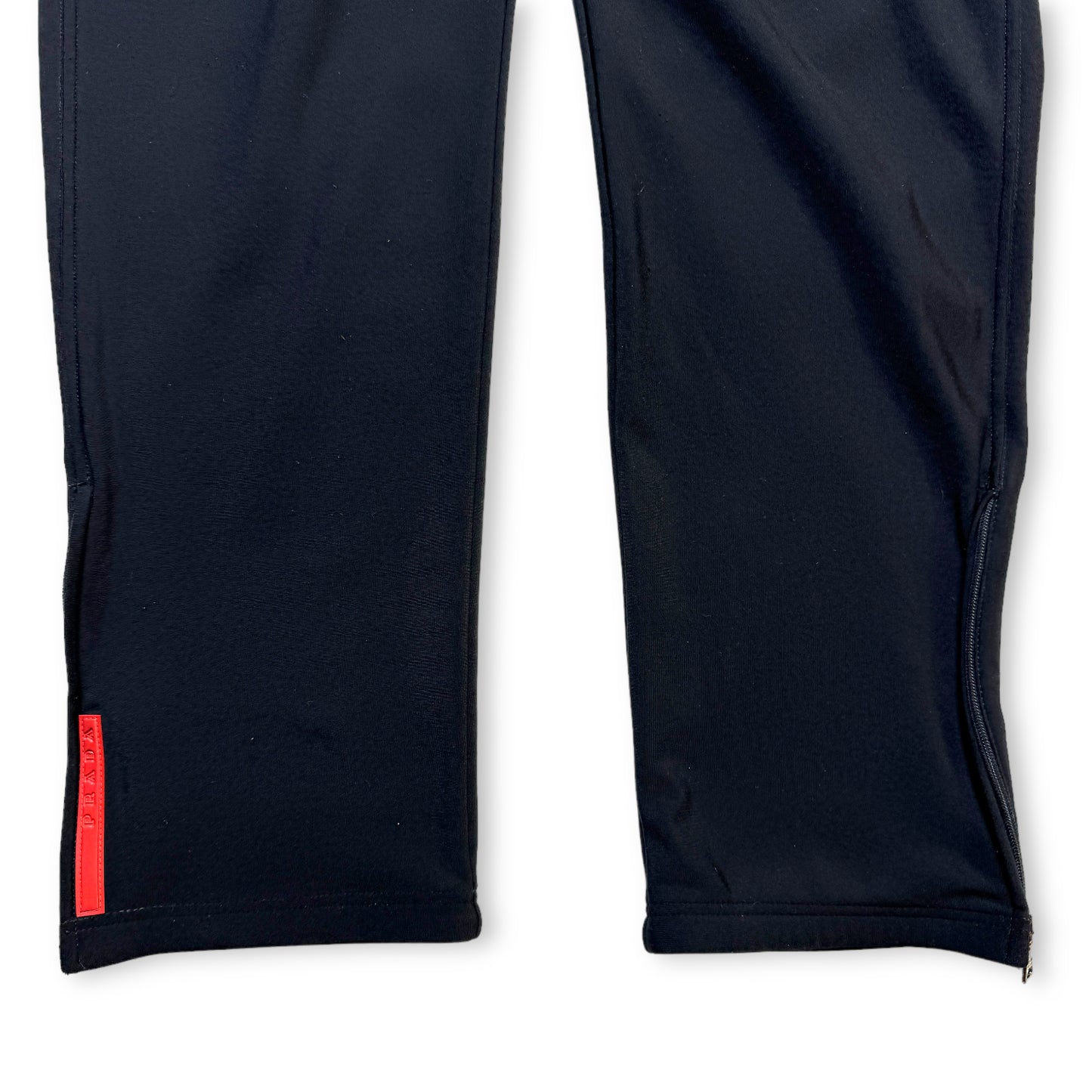 2000 年代初頭の Prada Sport ジェット ブラック スキューバ ジョガー - ウエスト 32 インチ