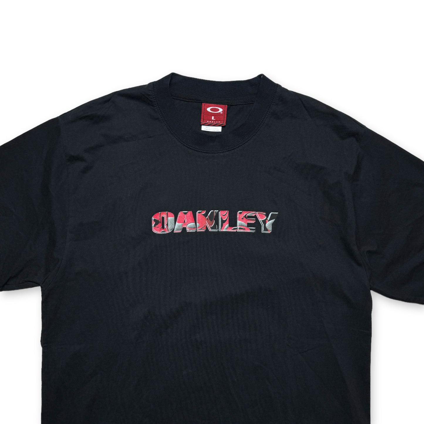 Early 2000's Oakley Spellout Tee - Extra Large