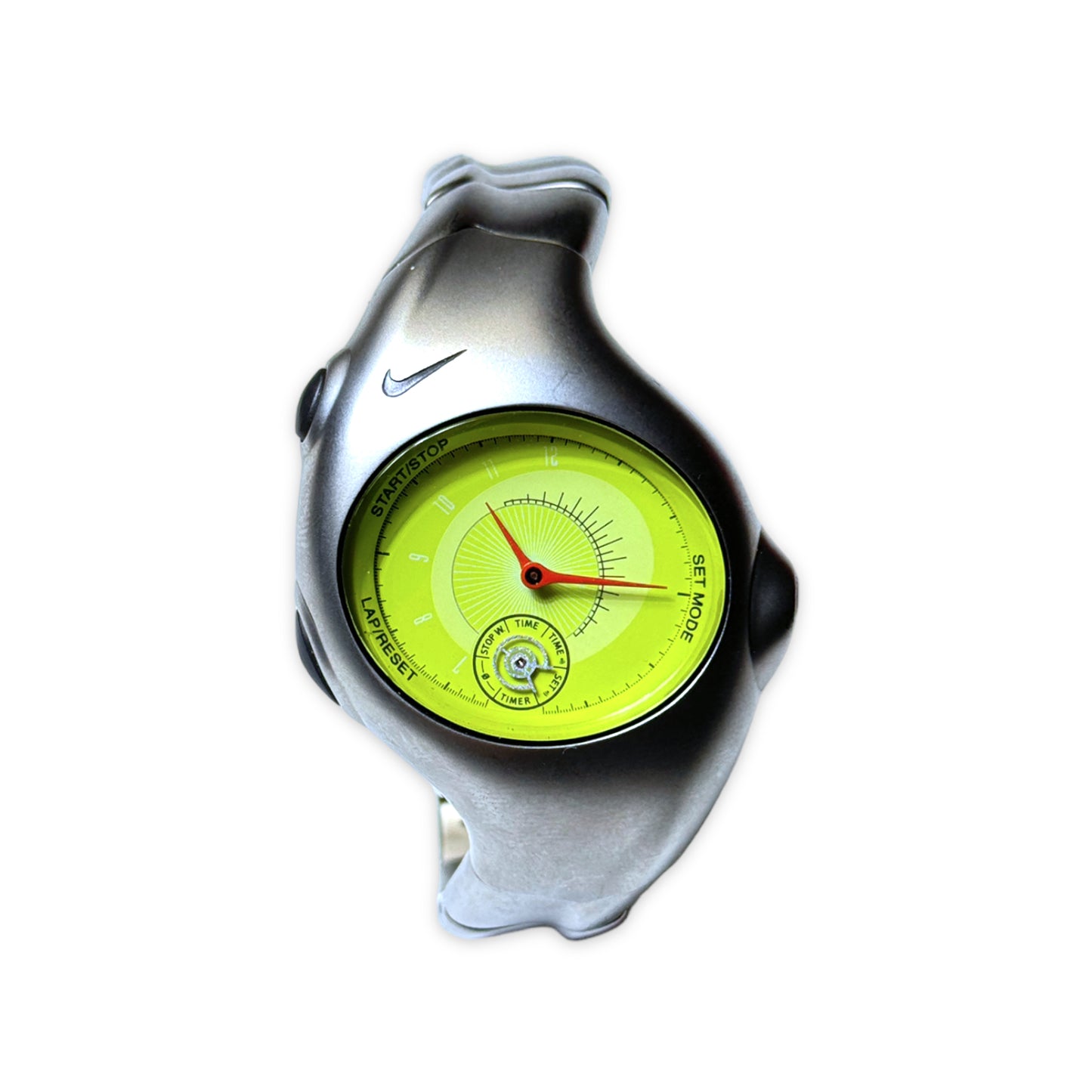 Montre analogique Nike Triax en acier inoxydable du début des années 2000