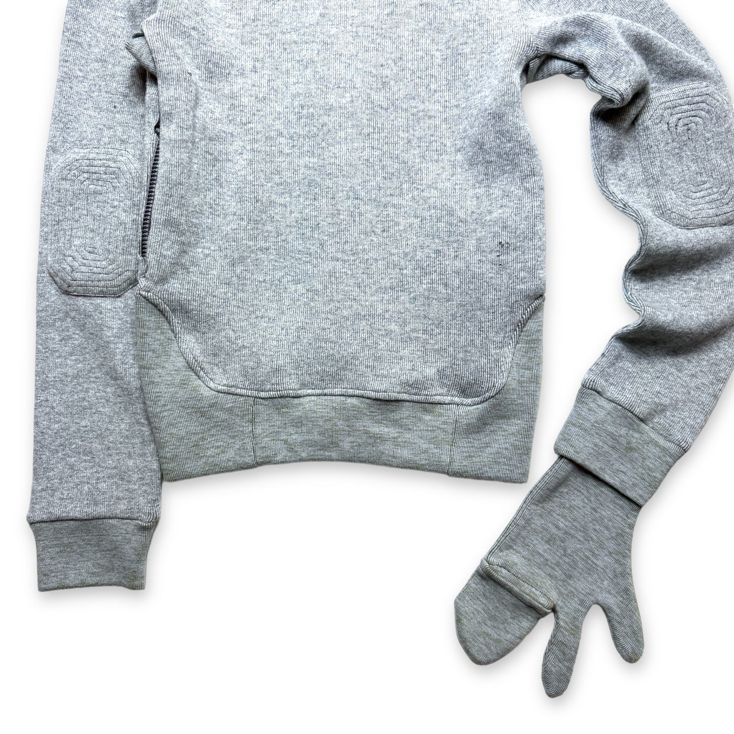 1990's Maharishi Roll Neck Knitted Pullover w/Built-In Removable Glove