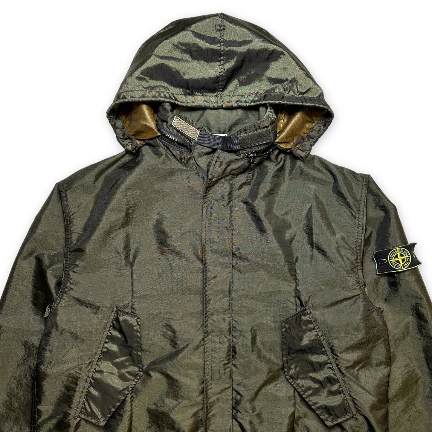 Late 1990's Stone Island Forest Green Formula Steel Jacket - Extra Large / Extra Extra Large