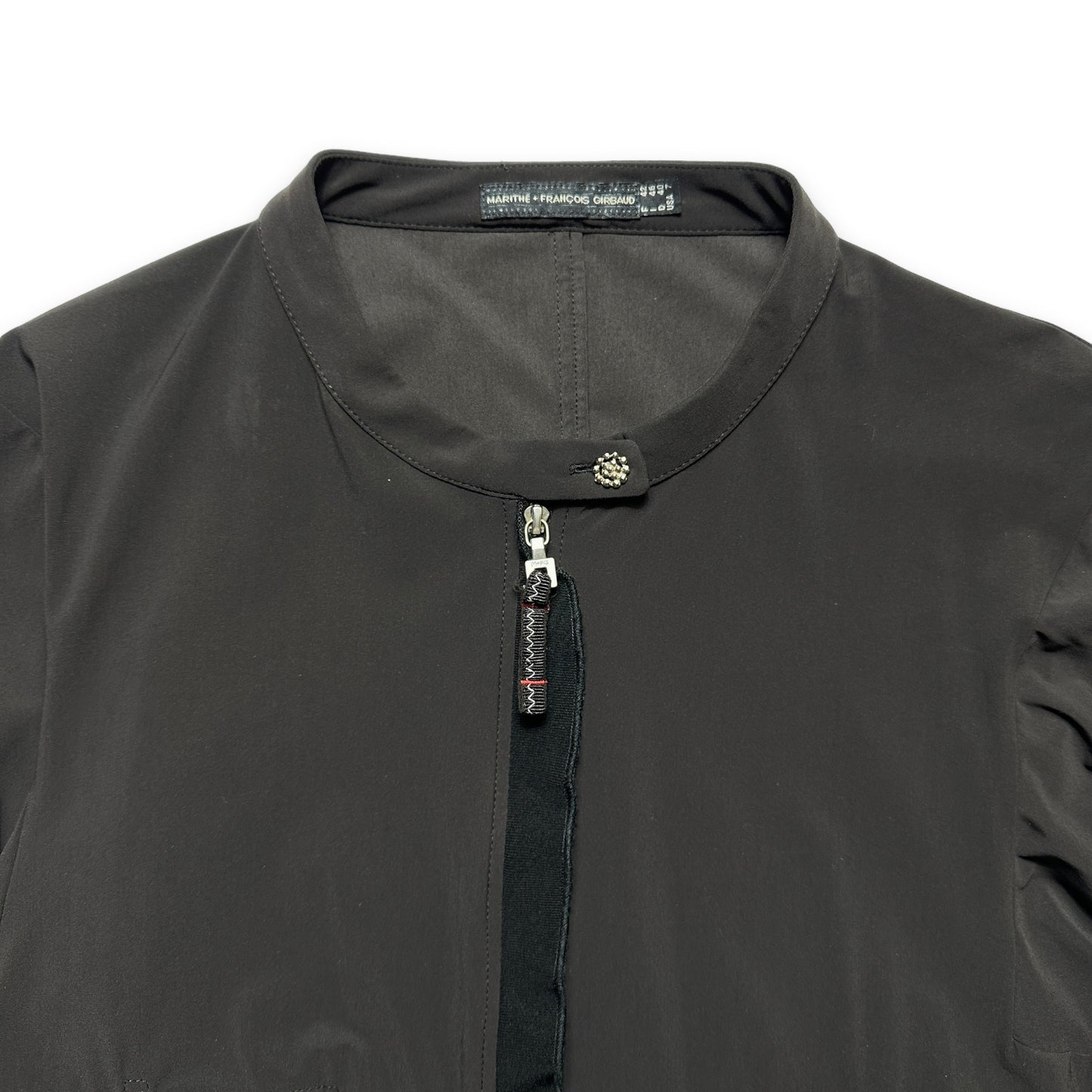 Marithe + François Girbaud Veste élastiquée marron foncé - Femmes 6-8