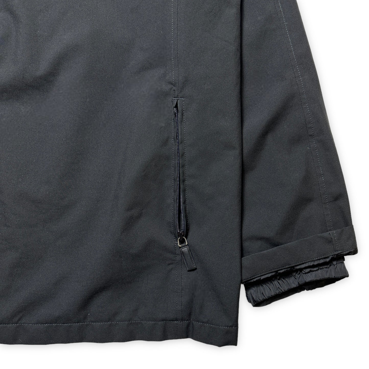 Pull Prada Sport Jet Black Gore-Tex du début des années 2000 - Grand / Extra Large