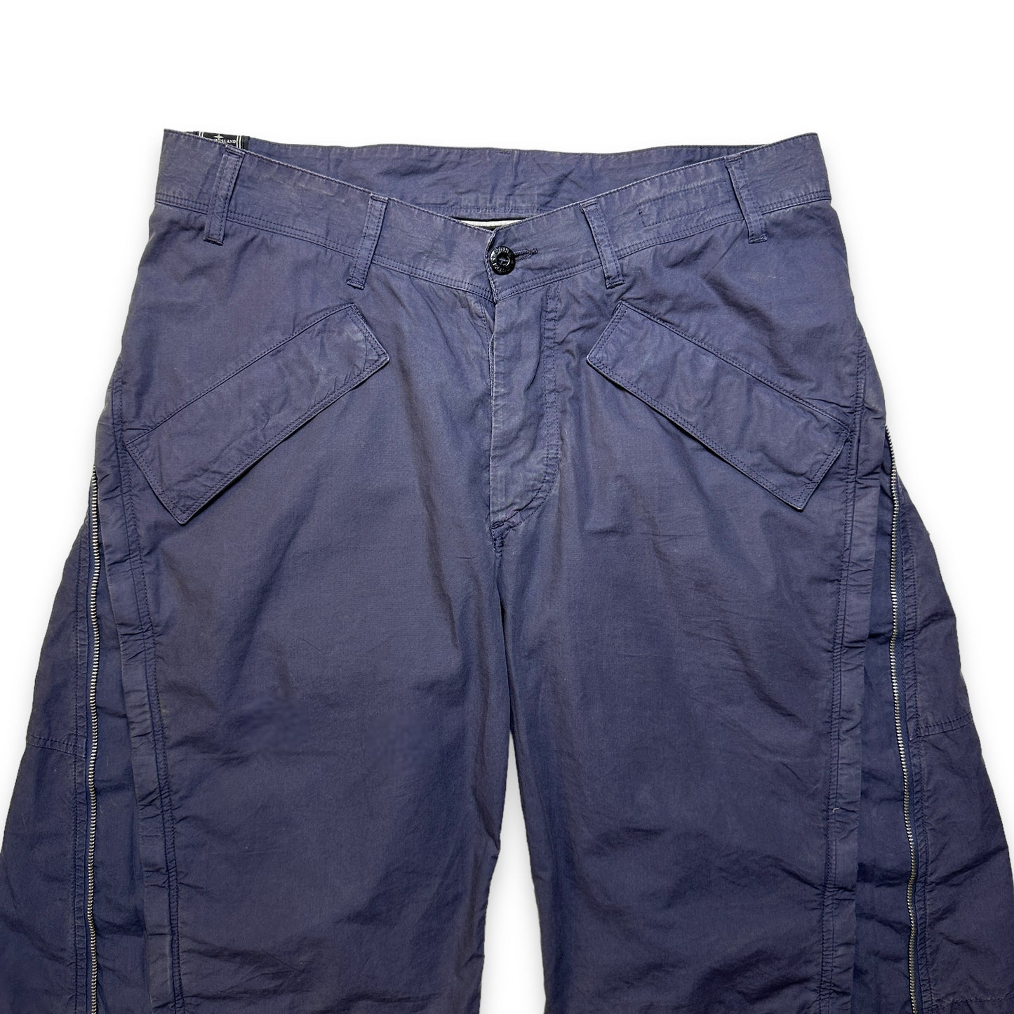 Short articulé Stone Island Angular Zip du début des années 2000 - Taille 32"