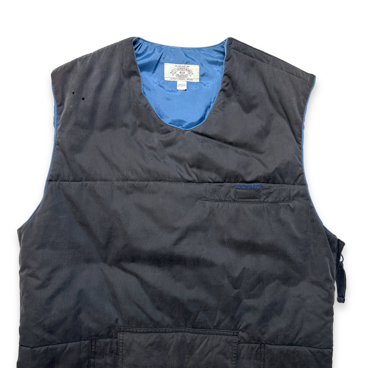 Gilet rembourré Emporio Armani Pullover des années 1990 - Moyen