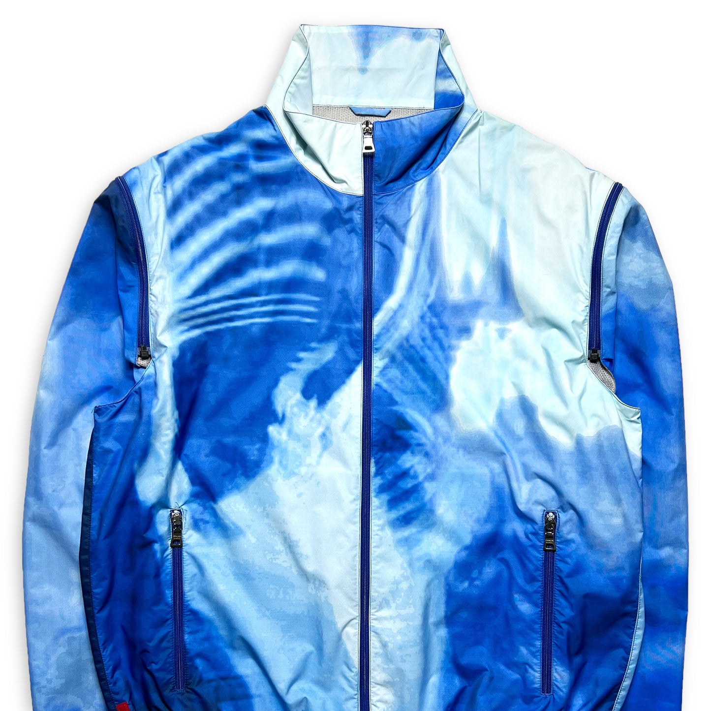 SS00' Prada Sport 2in1 Royal Blue Cloud Jacket - Medium / Large
