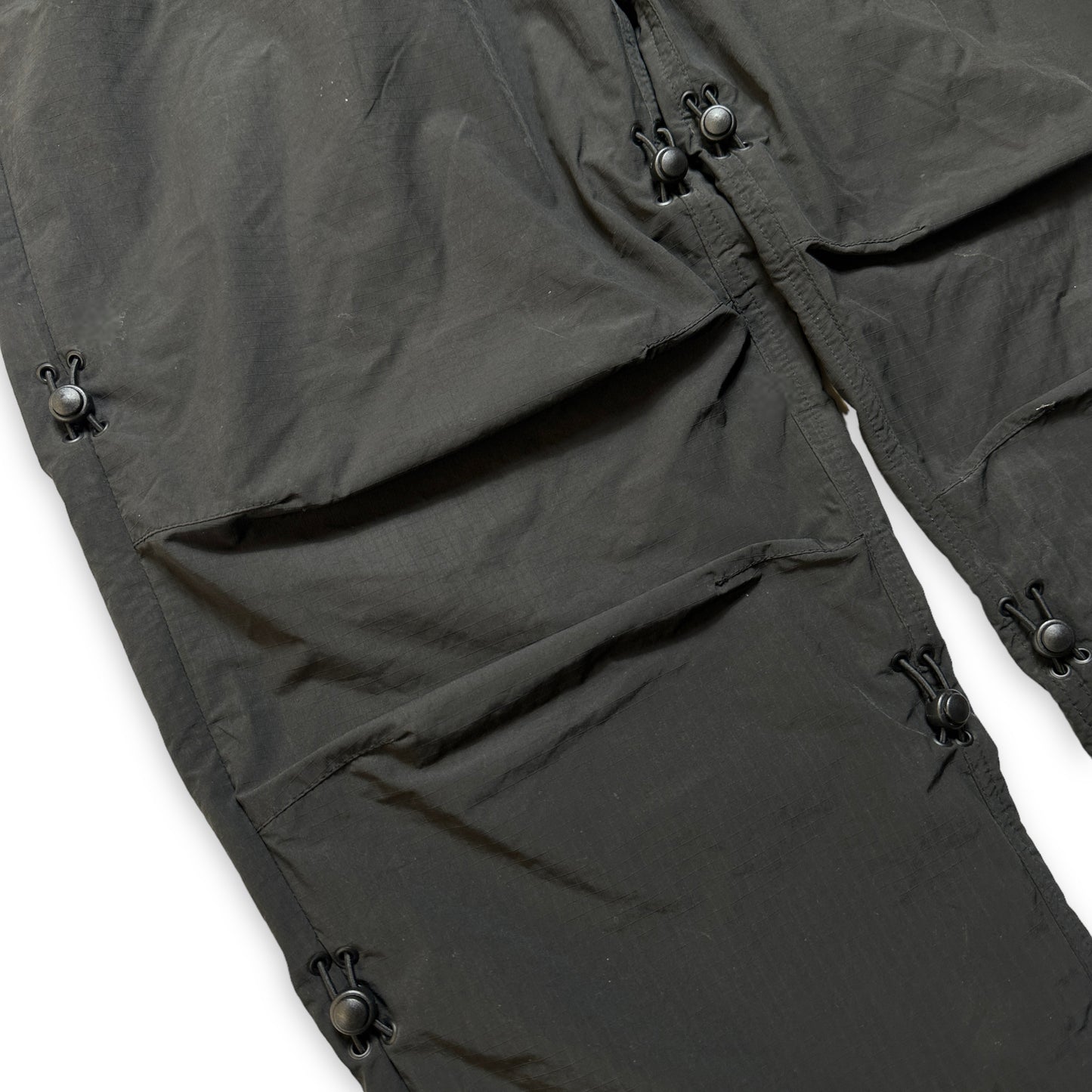 SS21' Maharishi Jet Black Ripstop Nylon Snopants - Small