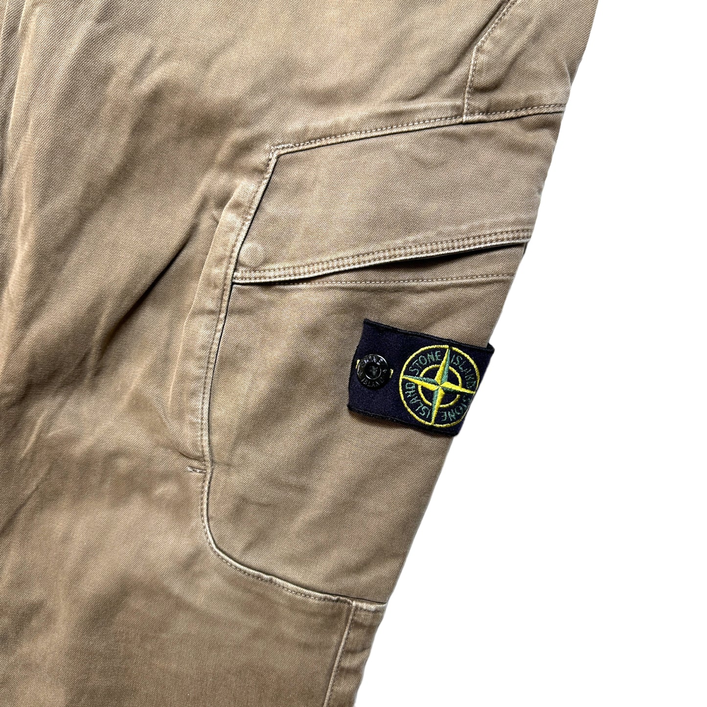 2000 年代初頭 Stone Island 3D ポケット モールスキン カーゴ - ウエスト 34 インチ