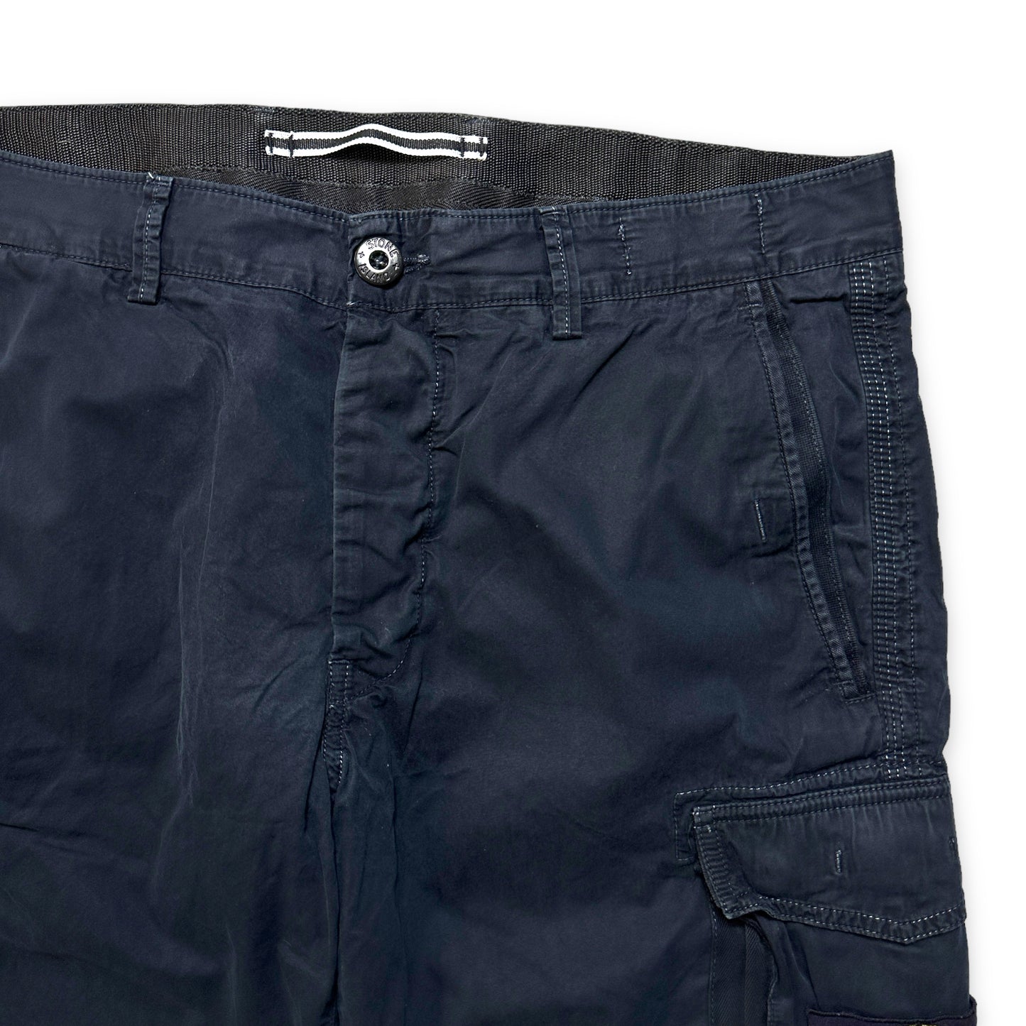 Stone Island Midnight Navy Cargo Shorts - 34" Waist